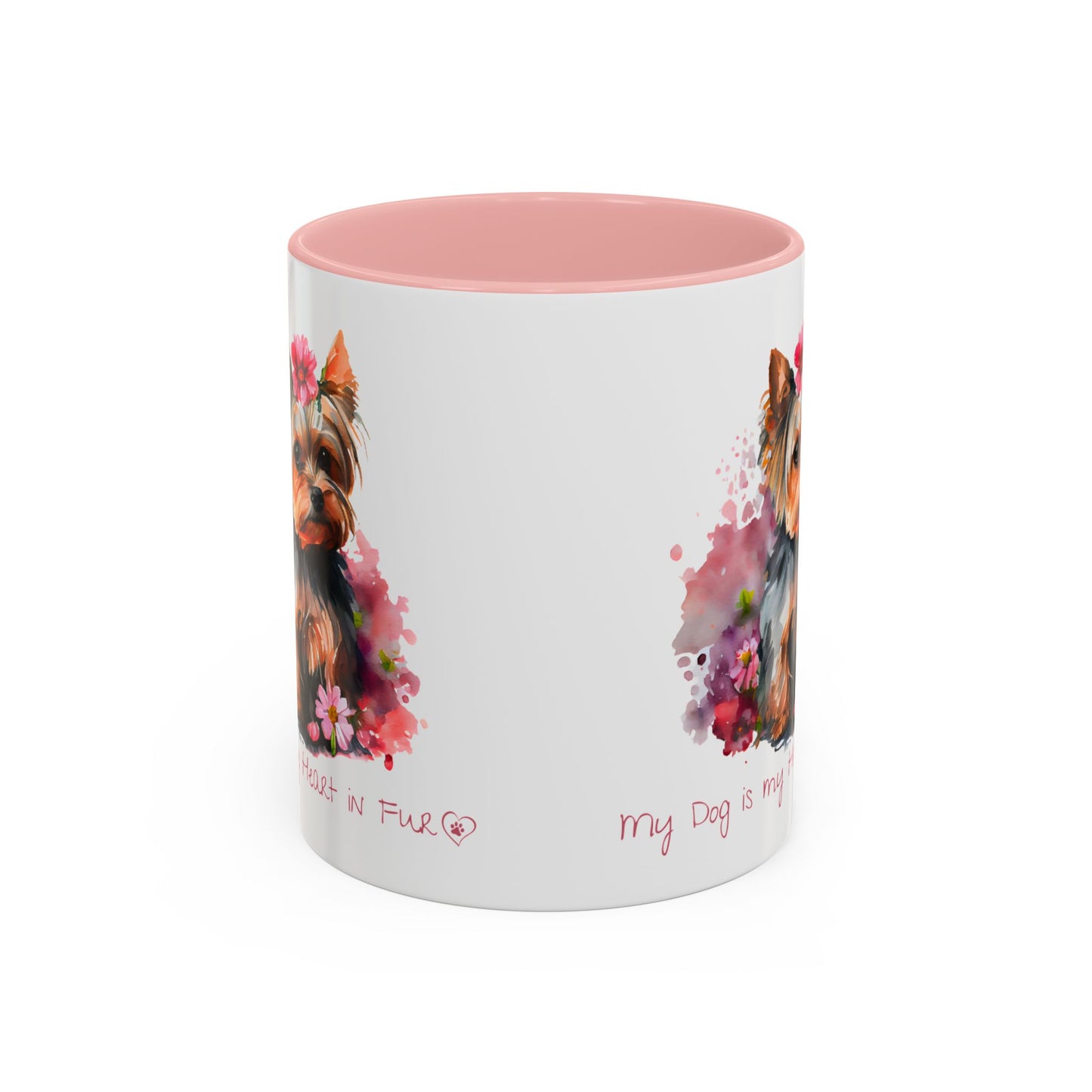 My Dog is My Heart in Fur Coffee Mug - Cute Pet Lover Mug, 11/15oz Accent Cup