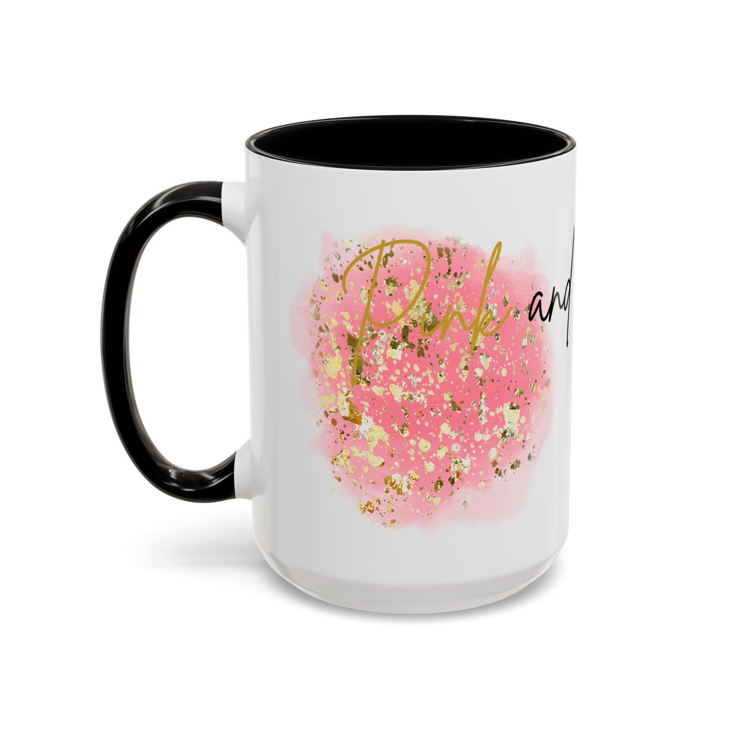 Gold Heart Love Accent Coffee Mug - Perfect Gift for Tea and Coffee Lovers