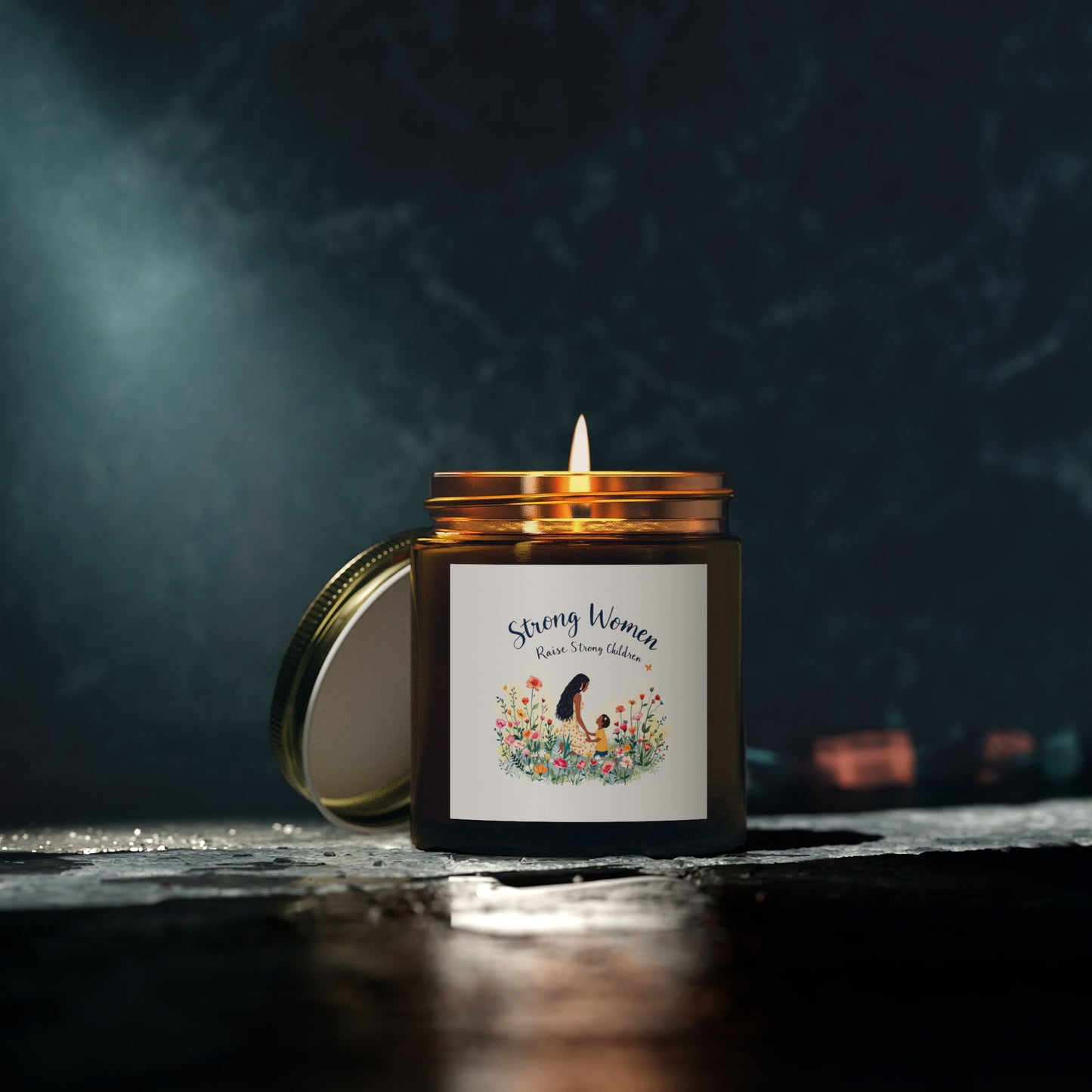 Strong Women Scented Candles - Coconut Apricot Wax | Inspirational Gifts for Her
