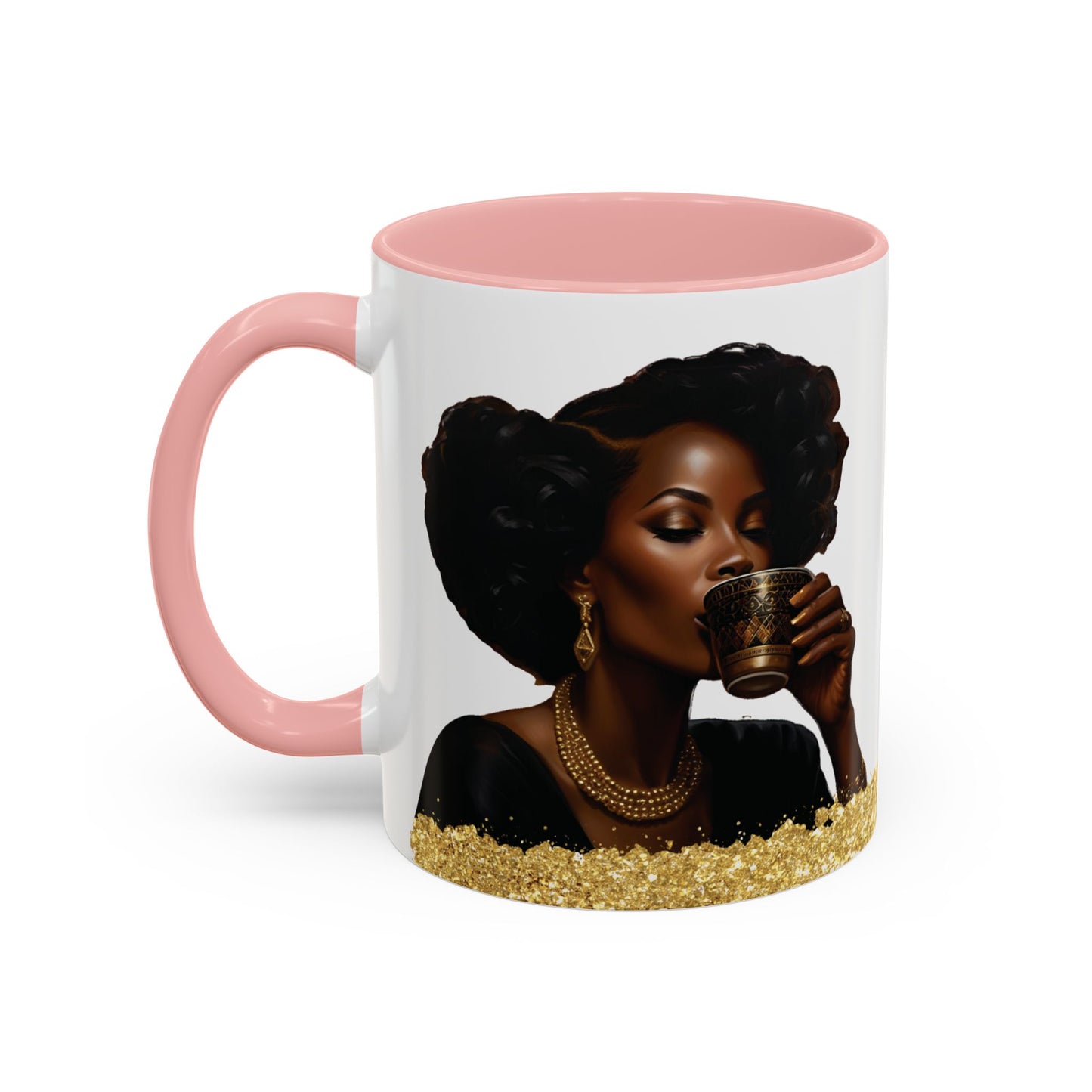 Mug - African American Woman Saying 'Best Cared For When Left Alone'