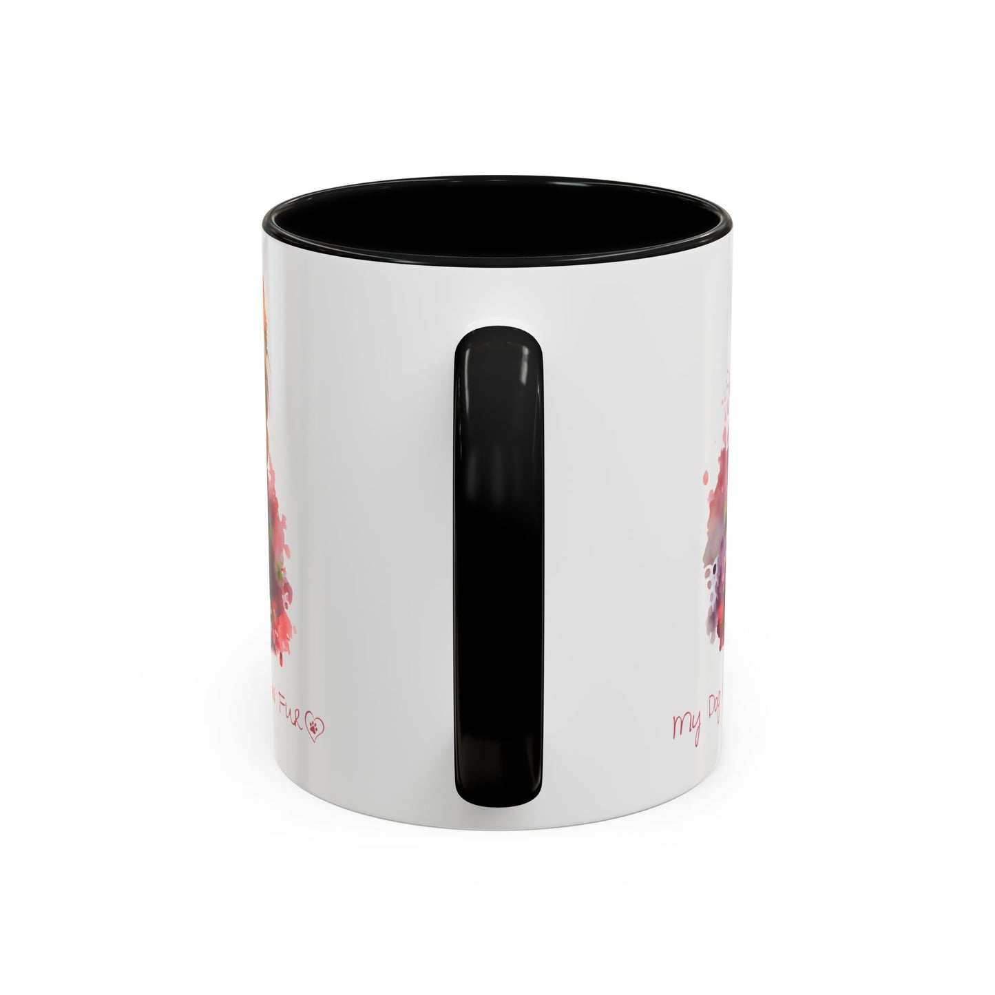 My Dog is My Heart in Fur Coffee Mug - Cute Pet Lover Mug, 11/15oz Accent Cup