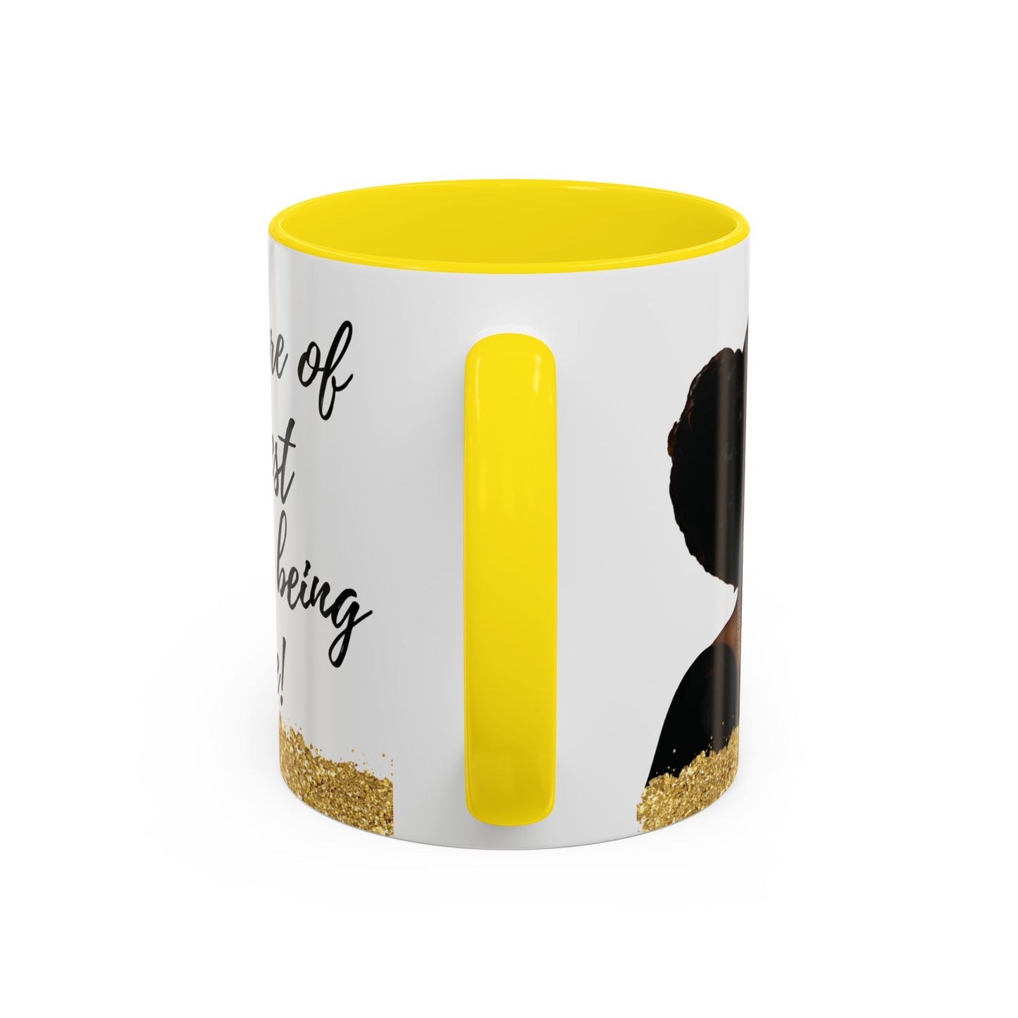 Mug - African American Woman Saying 'Best Cared For When Left Alone'