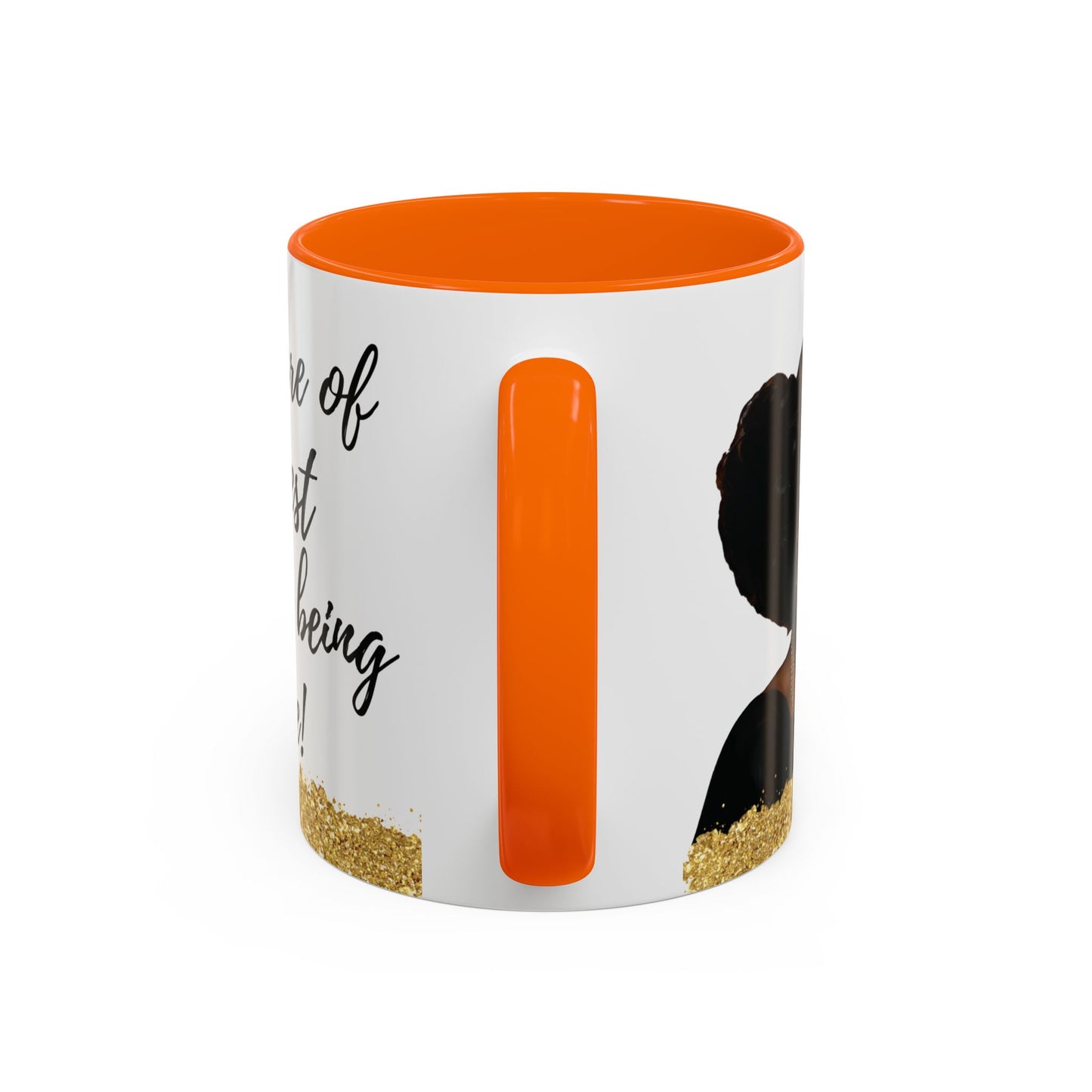 Mug - African American Woman Saying 'Best Cared For When Left Alone'