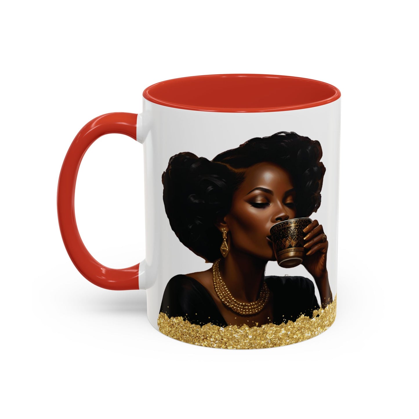 Mug - African American Woman Saying 'Best Cared For When Left Alone'