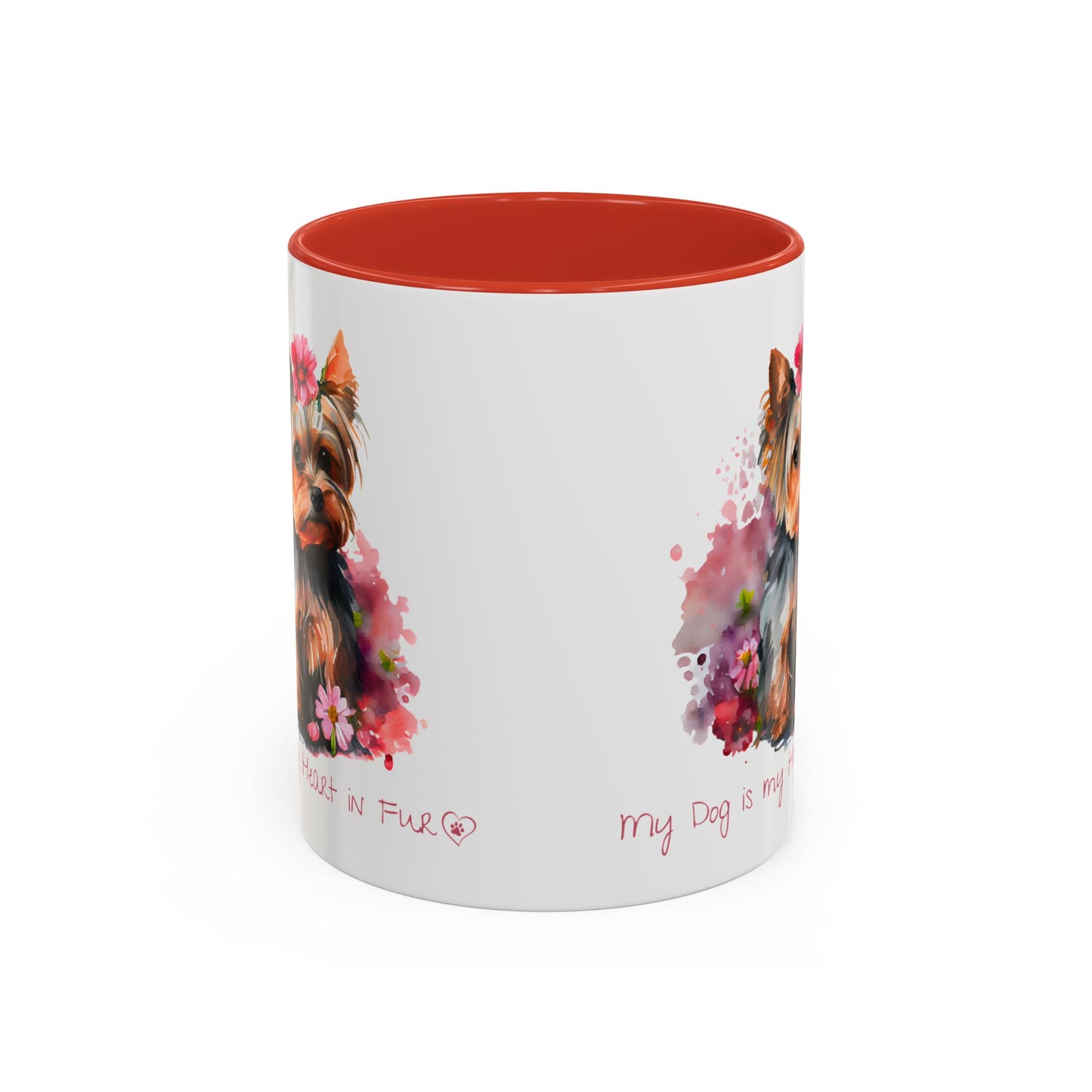 My Dog is My Heart in Fur Coffee Mug - Cute Pet Lover Mug, 11/15oz Accent Cup