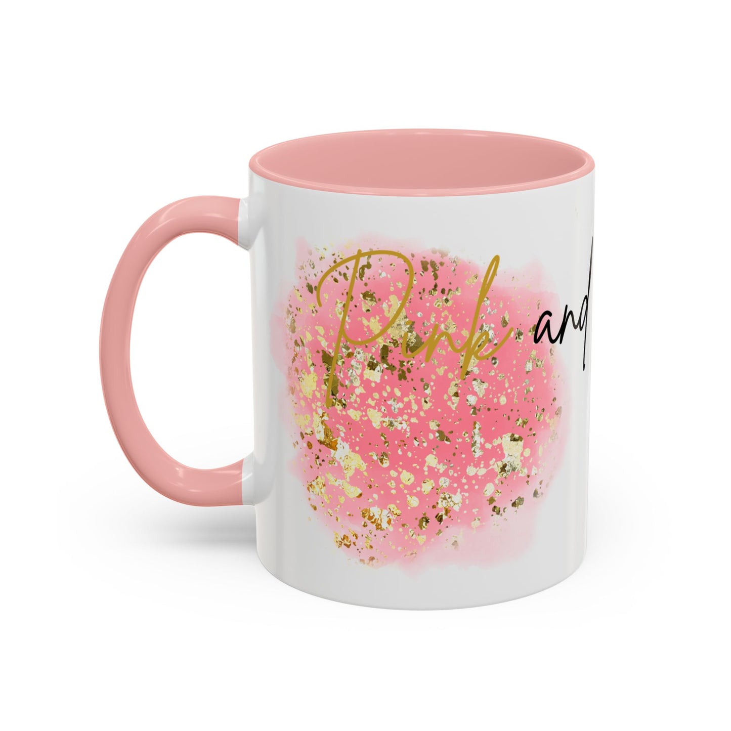 Gold Heart Love Accent Coffee Mug - Perfect Gift for Tea and Coffee Lovers