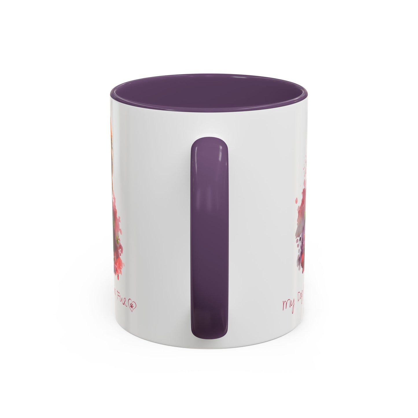 My Dog is My Heart in Fur Coffee Mug - Cute Pet Lover Mug, 11/15oz Accent Cup