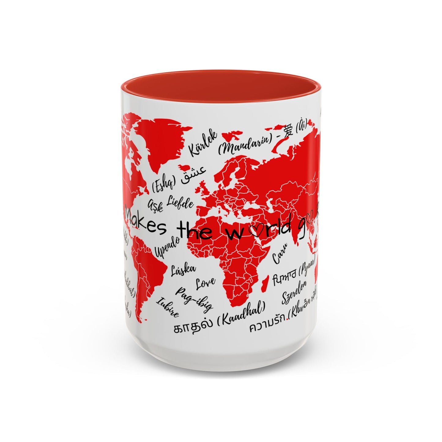World Languages Accent Coffee Mug - Perfect Gift for Travelers and Language Lovers