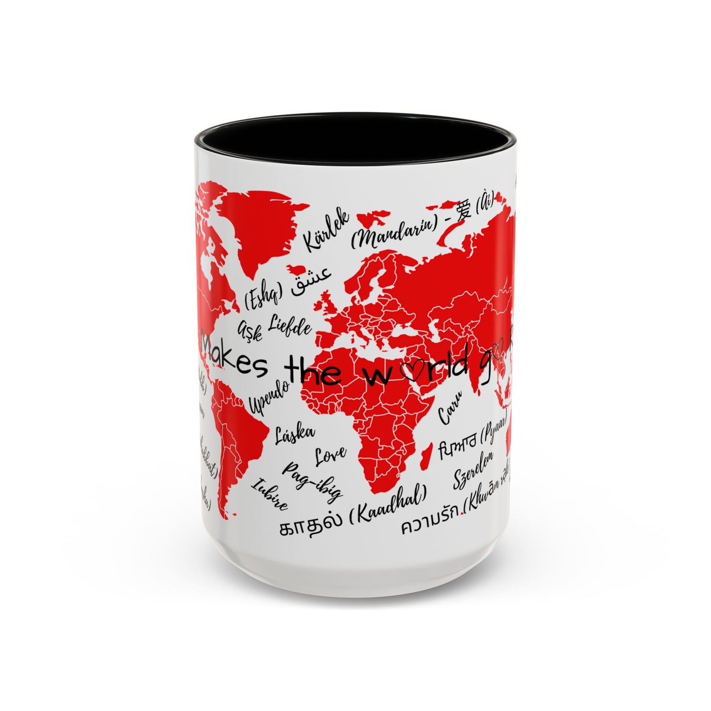 World Languages Accent Coffee Mug - Perfect Gift for Travelers and Language Lovers