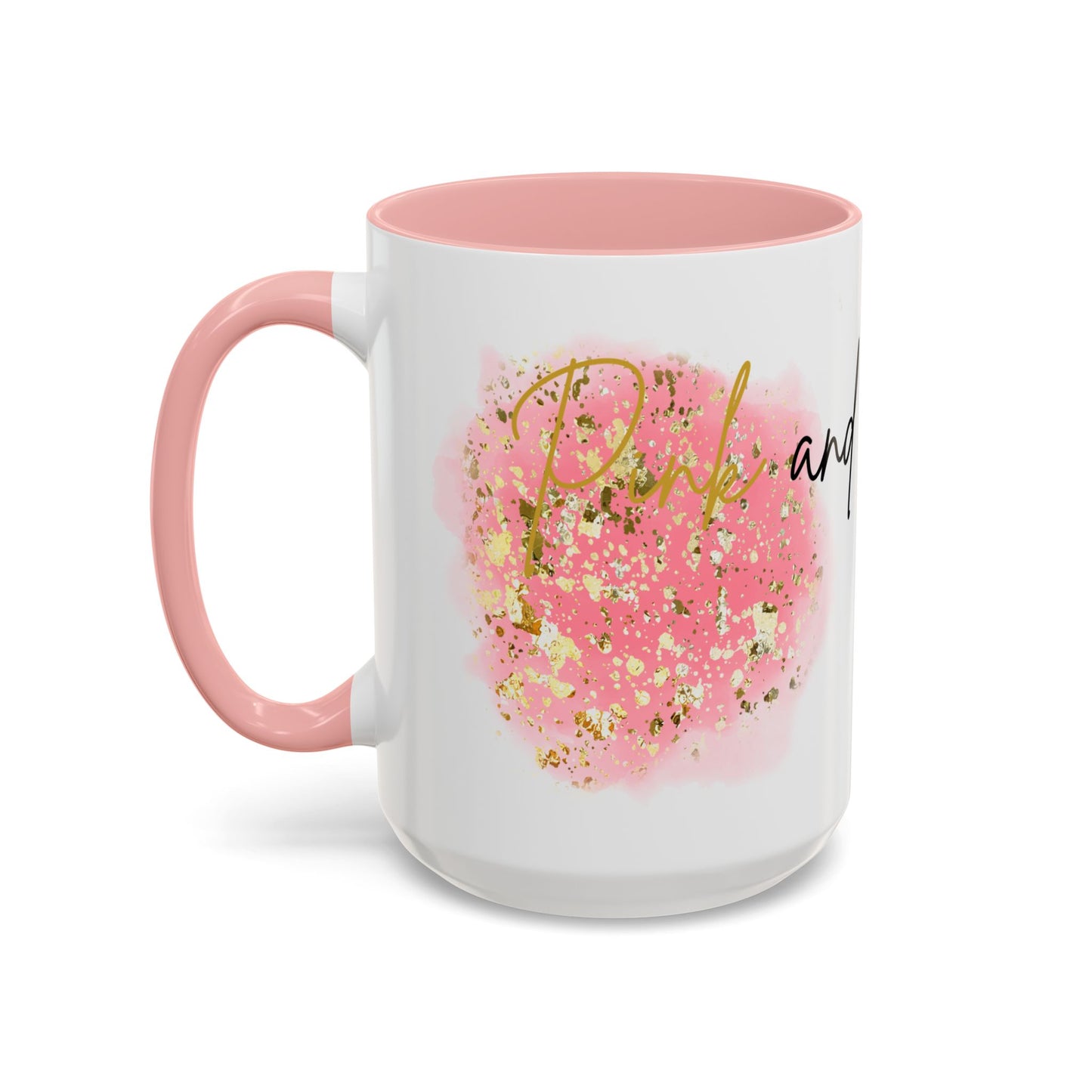 Gold Heart Love Accent Coffee Mug - Perfect Gift for Tea and Coffee Lovers