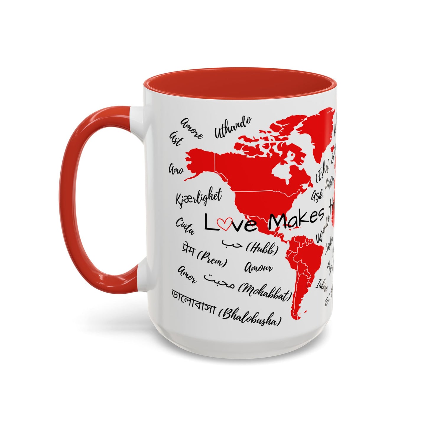 World Languages Accent Coffee Mug - Perfect Gift for Travelers and Language Lovers