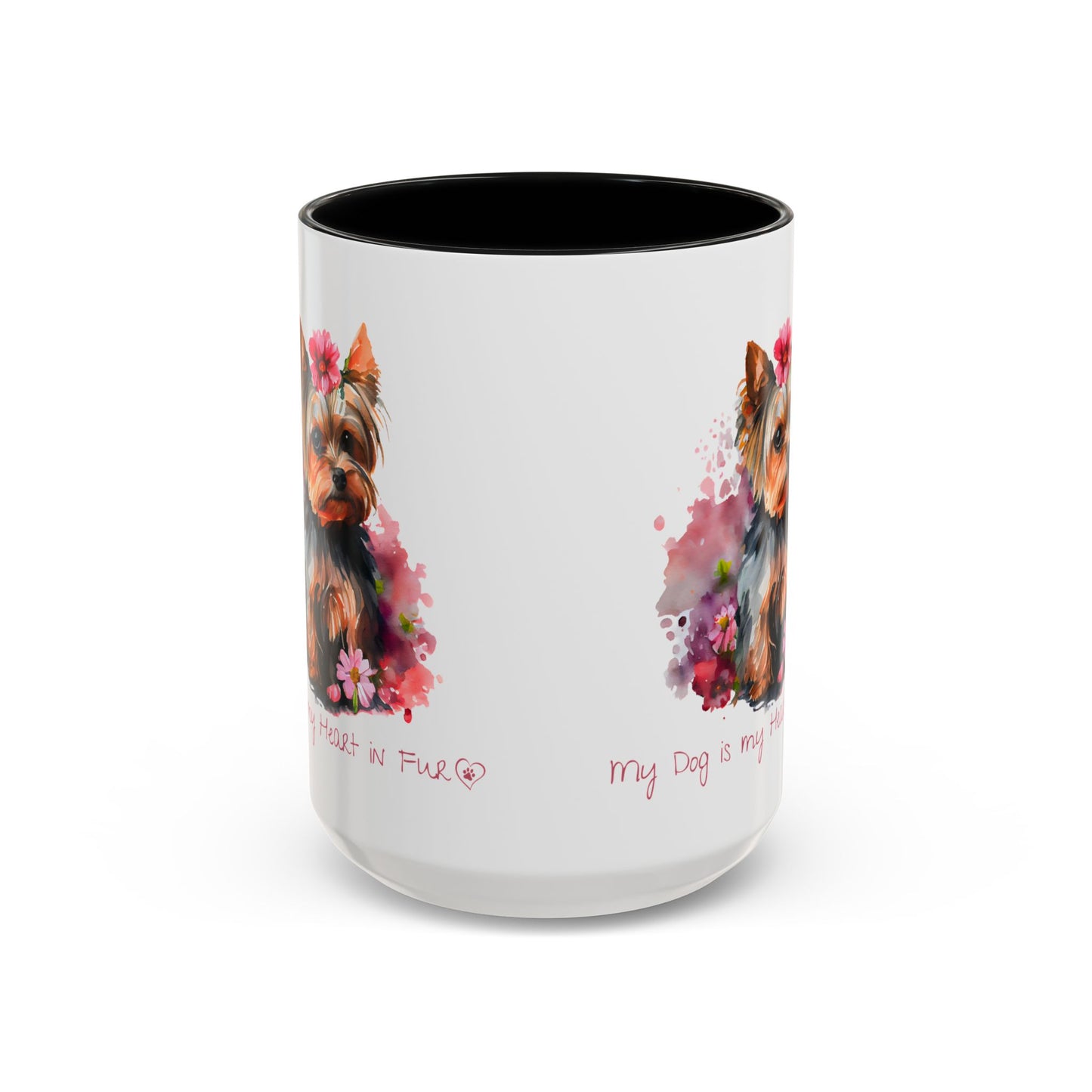 My Dog is My Heart in Fur Coffee Mug - Cute Pet Lover Mug, 11/15oz Accent Cup