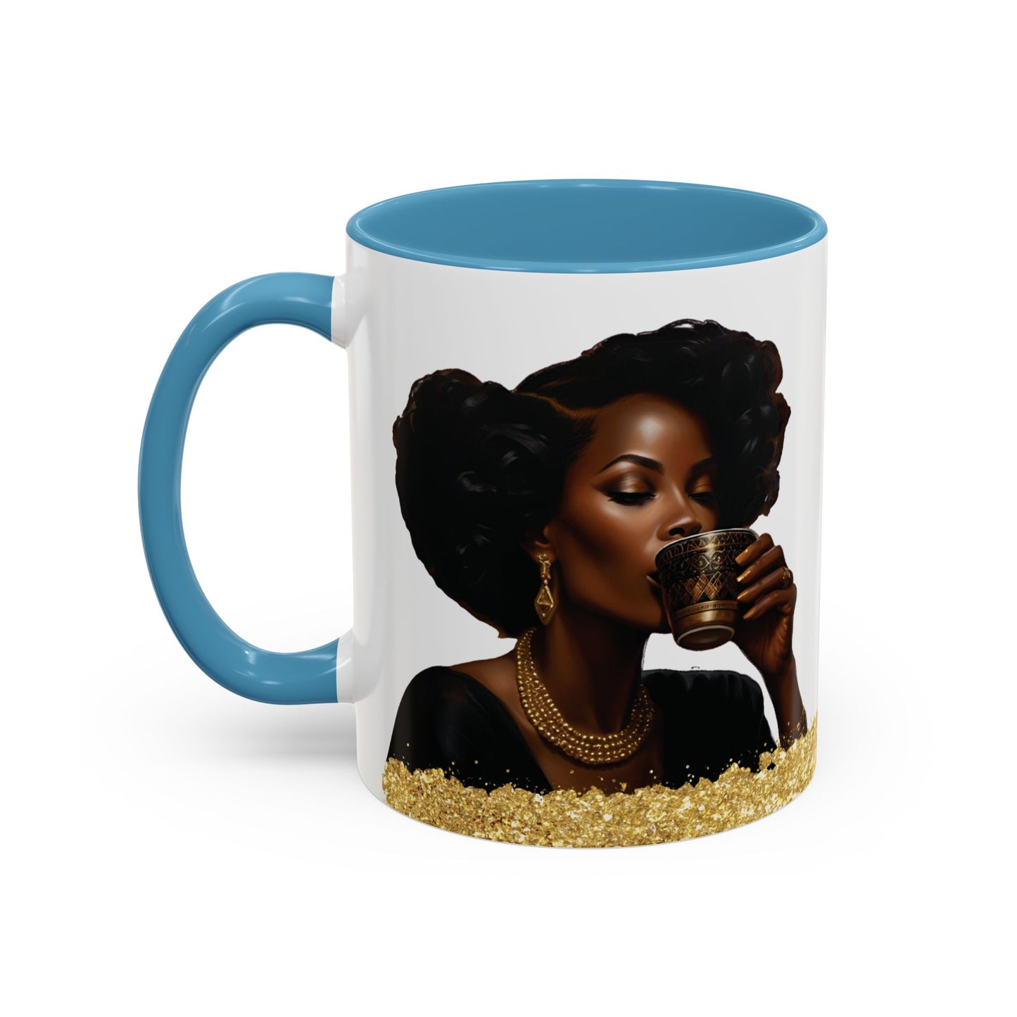 Mug - African American Woman Saying 'Best Cared For When Left Alone'