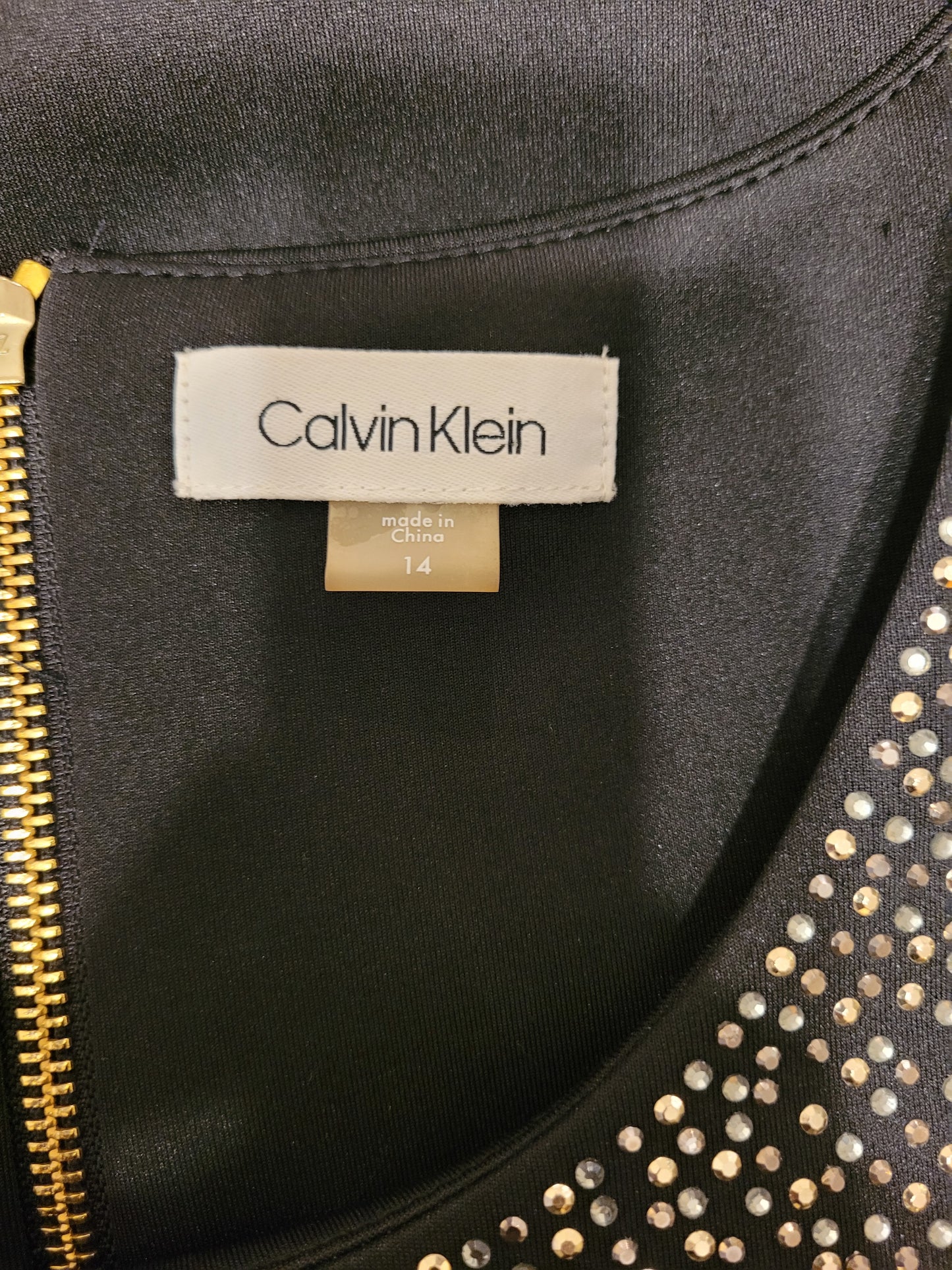 Calvin Klein Black holiday dress
