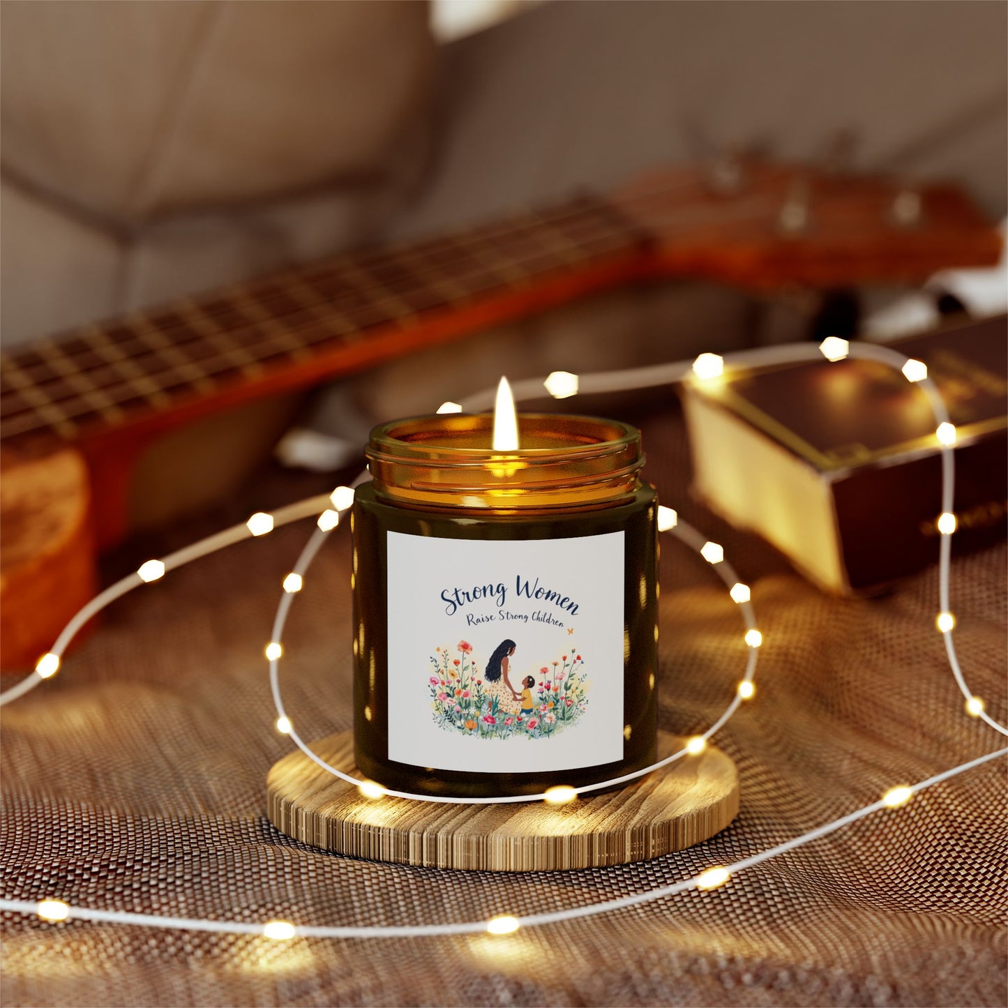 Strong Women Scented Candles - Coconut Apricot Wax | Inspirational Gifts for Her