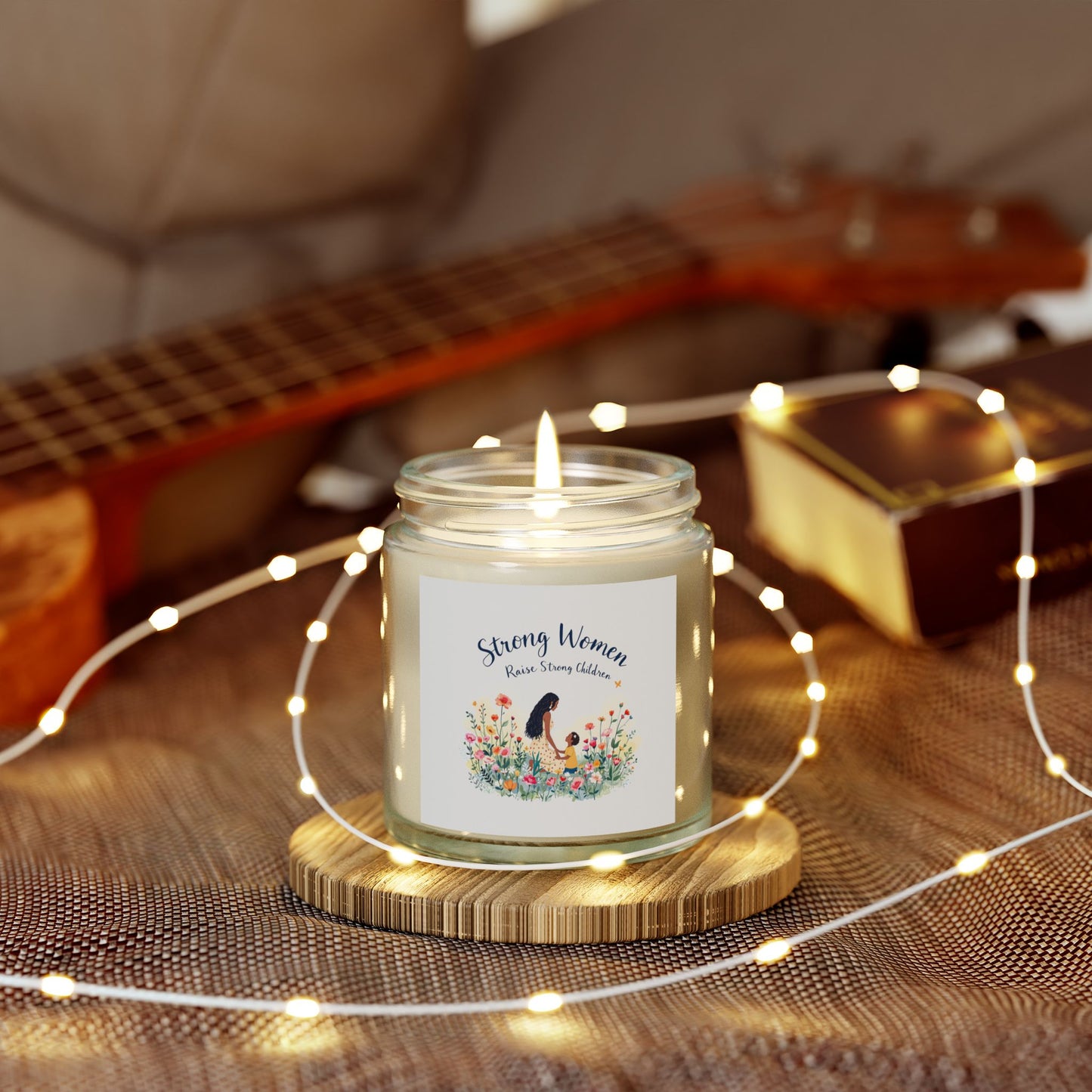 Strong Women Scented Candles - Coconut Apricot Wax | Inspirational Gifts for Her