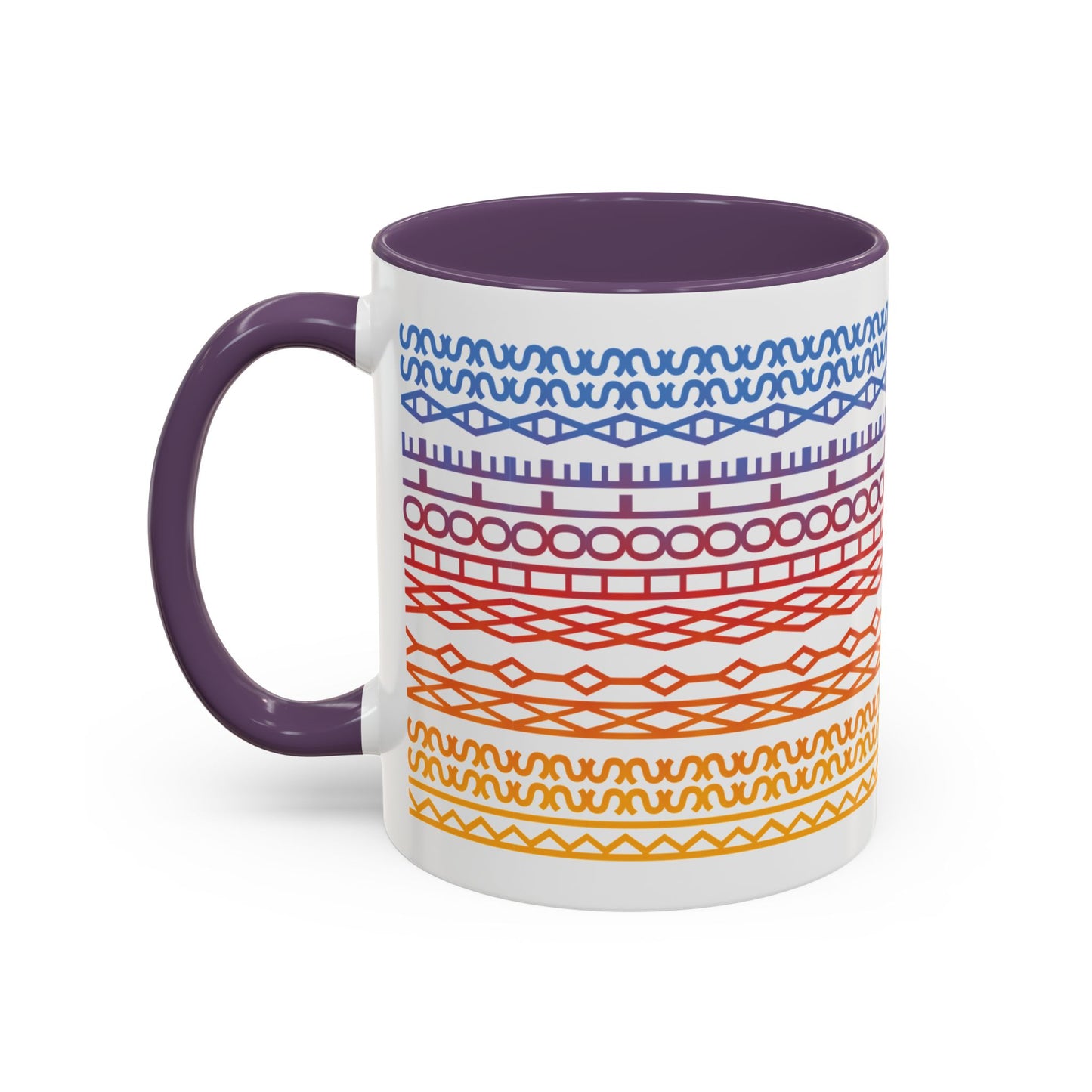 Pucker Up Rainbow Accent Coffee Mug — Funny Office Gag Gift (11/15oz)