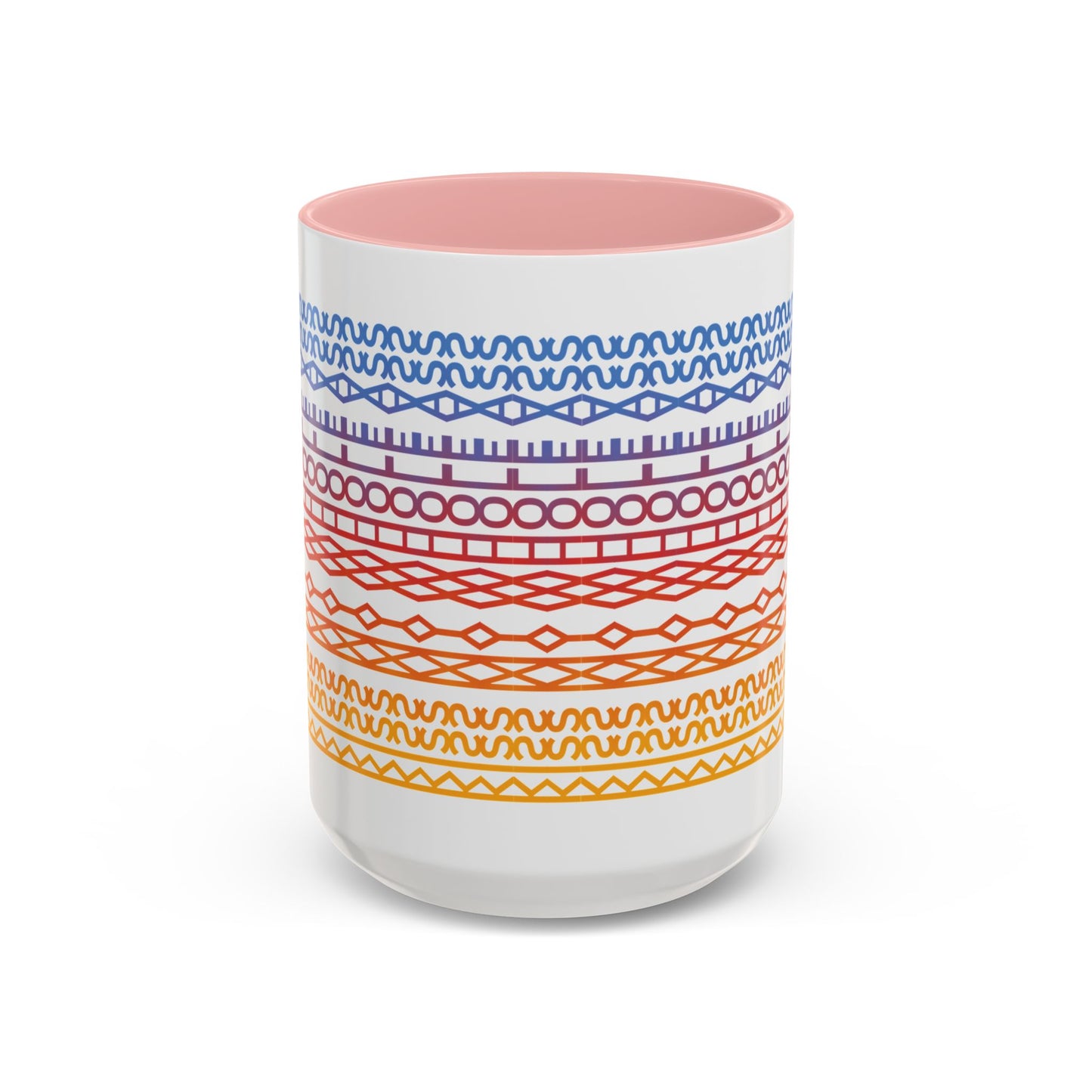 Pucker Up Rainbow Accent Coffee Mug — Funny Office Gag Gift (11/15oz)
