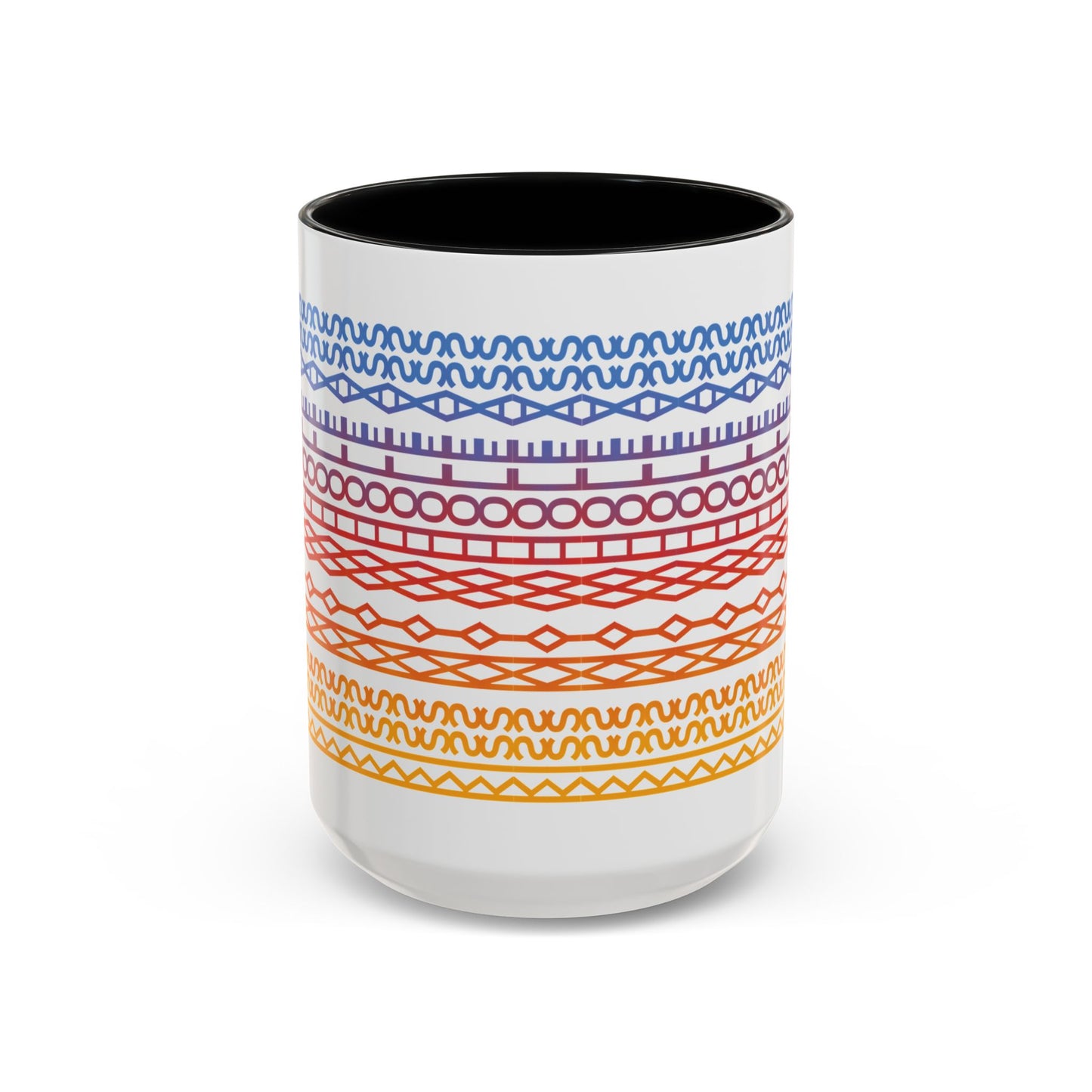 Pucker Up Rainbow Accent Coffee Mug — Funny Office Gag Gift (11/15oz)