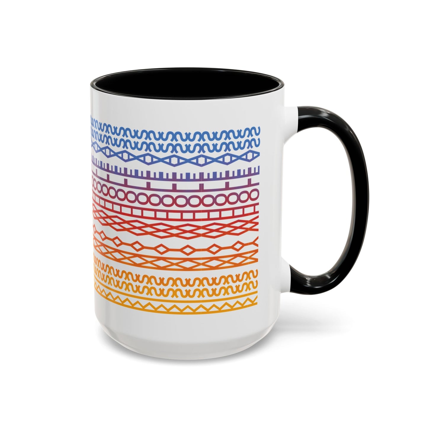 Pucker Up Rainbow Accent Coffee Mug — Funny Office Gag Gift (11/15oz)