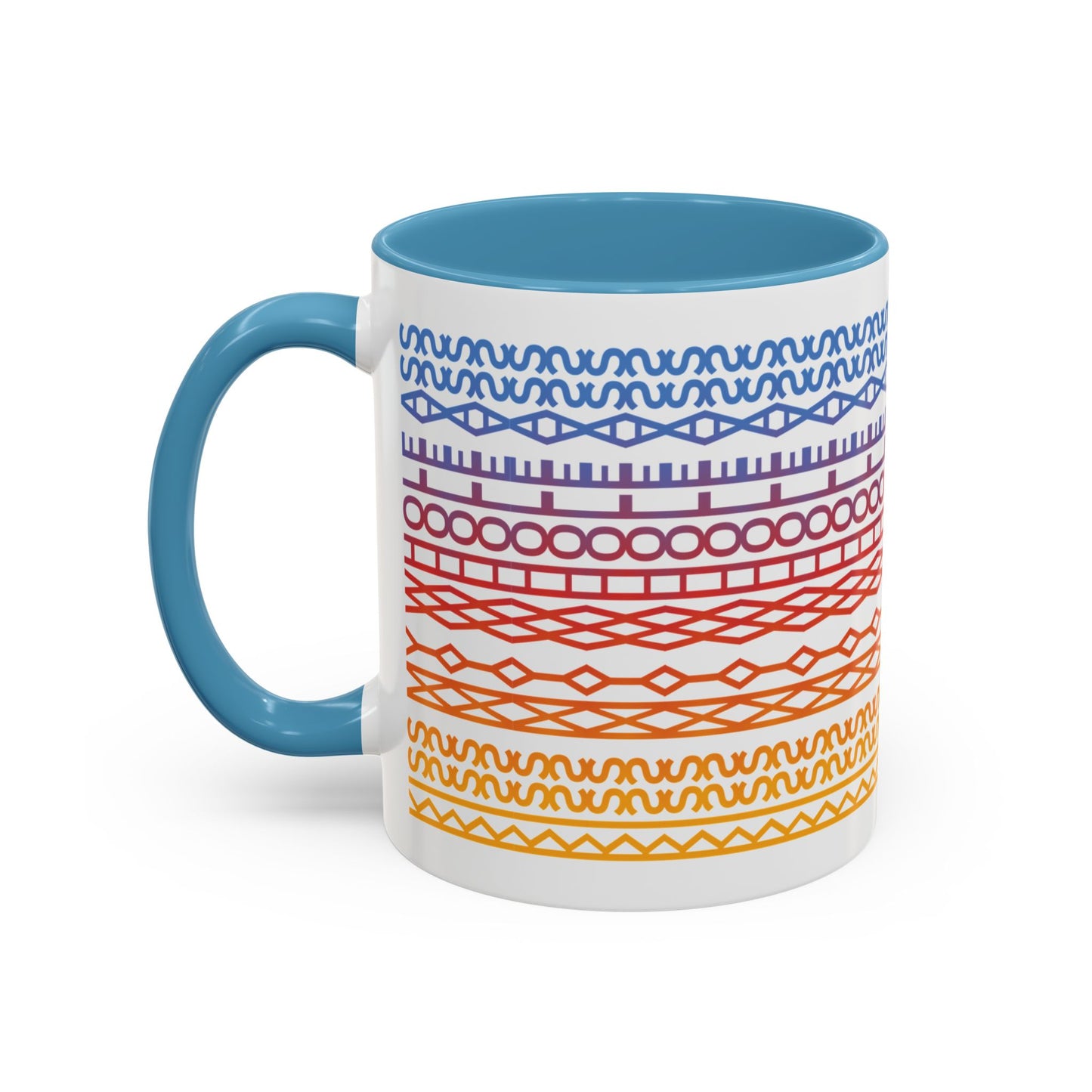 Pucker Up Rainbow Accent Coffee Mug — Funny Office Gag Gift (11/15oz)