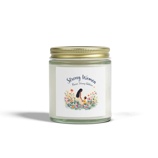 Strong Women Scented Candles - Coconut Apricot Wax | Inspirational Gifts for Her
