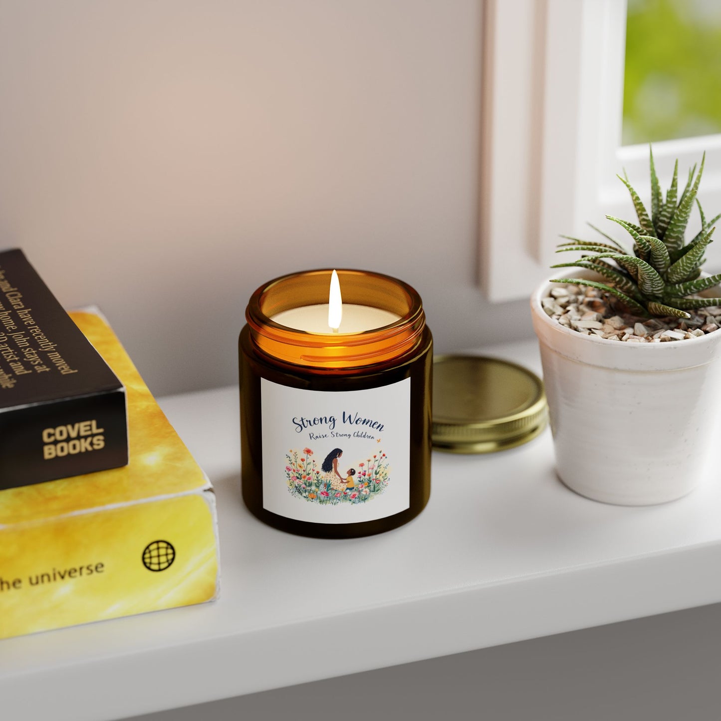 Strong Women Scented Candles - Coconut Apricot Wax | Inspirational Gifts for Her