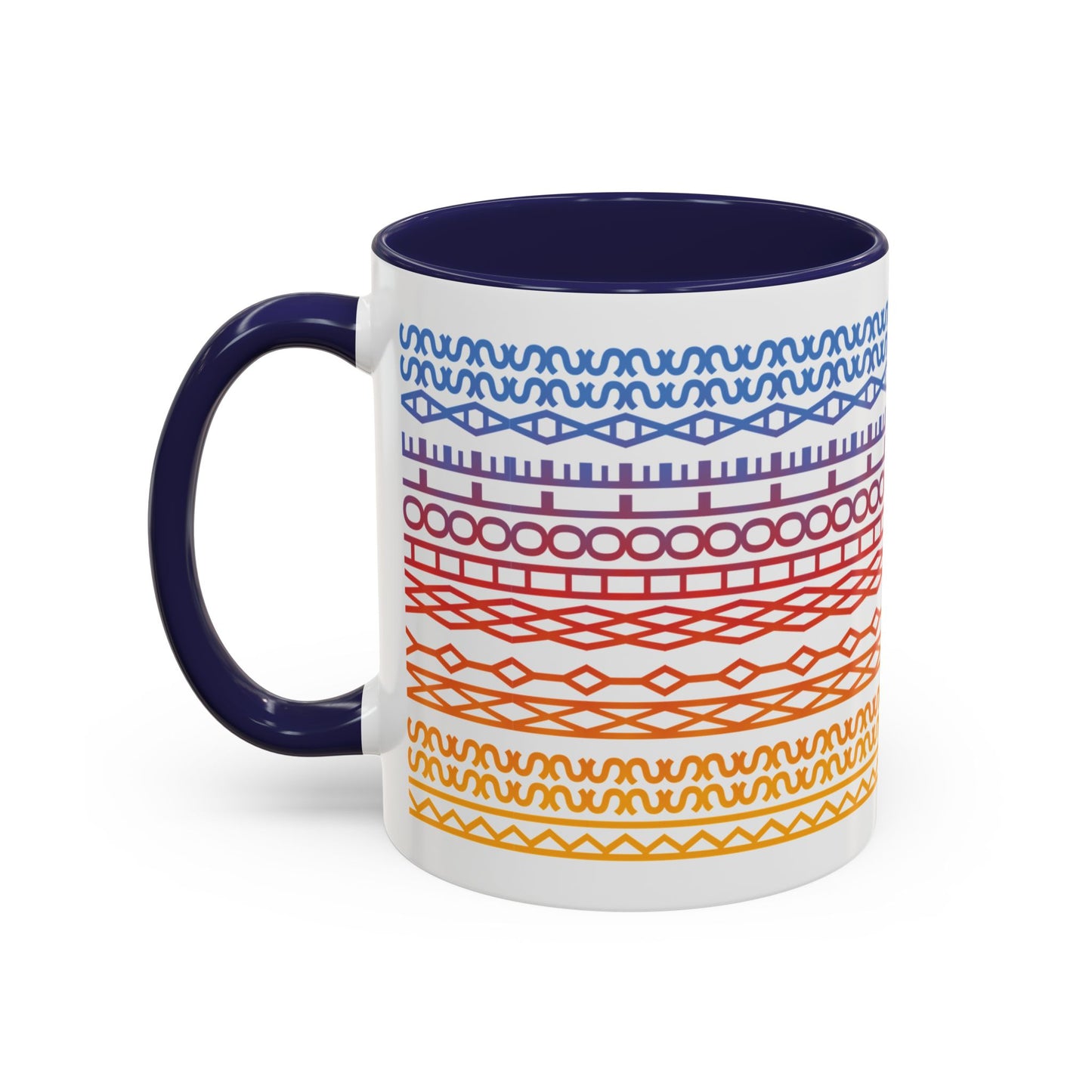 Pucker Up Rainbow Accent Coffee Mug — Funny Office Gag Gift (11/15oz)