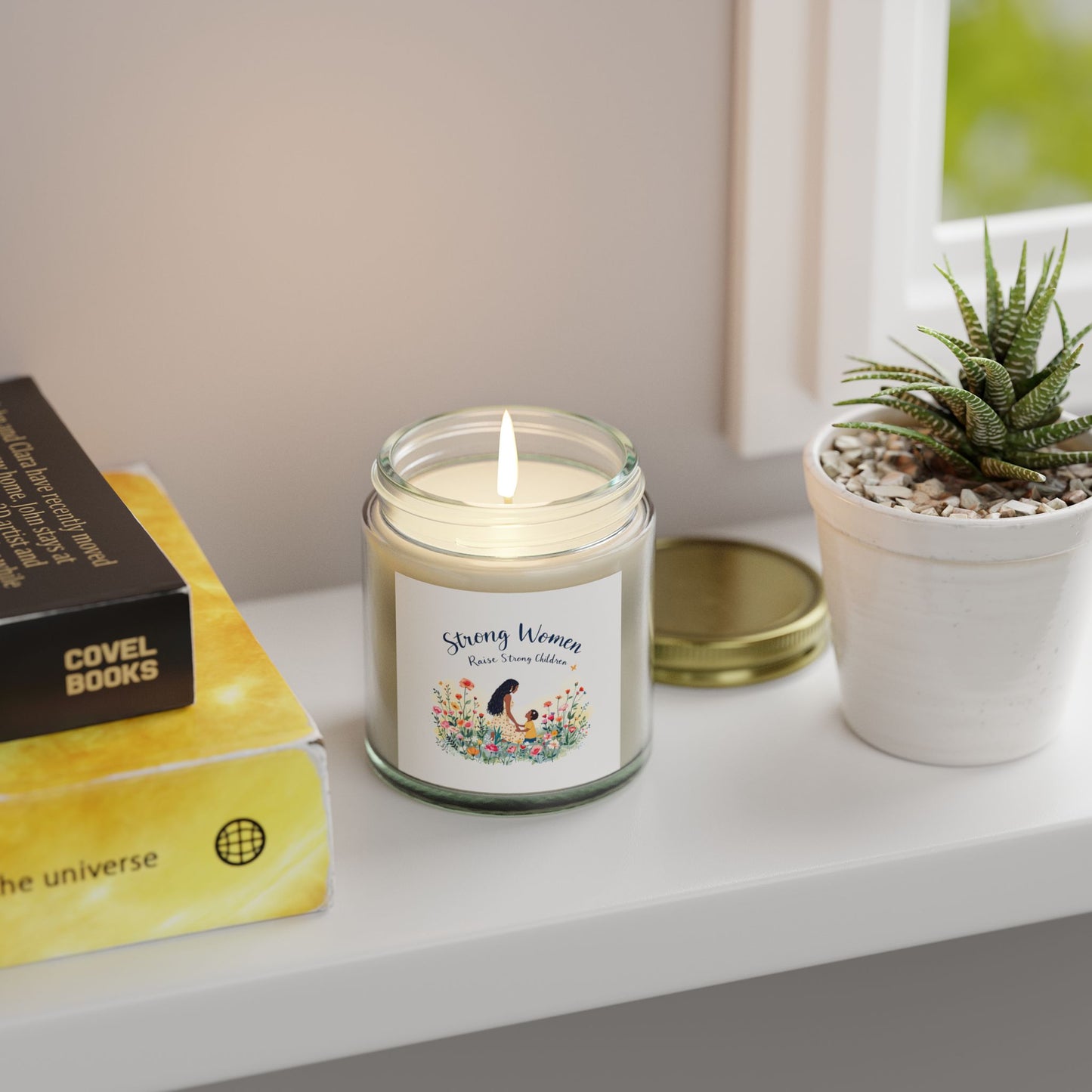 Strong Women Scented Candles - Coconut Apricot Wax | Inspirational Gifts for Her