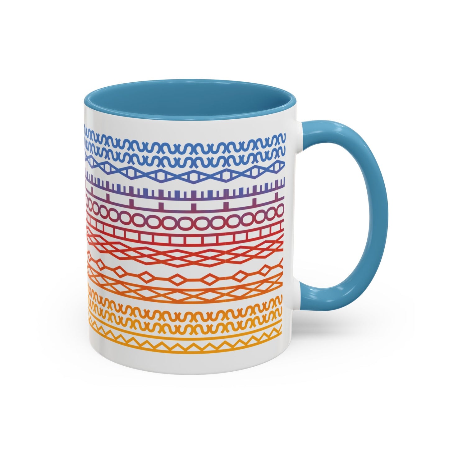 Pucker Up Rainbow Accent Coffee Mug — Funny Office Gag Gift (11/15oz)