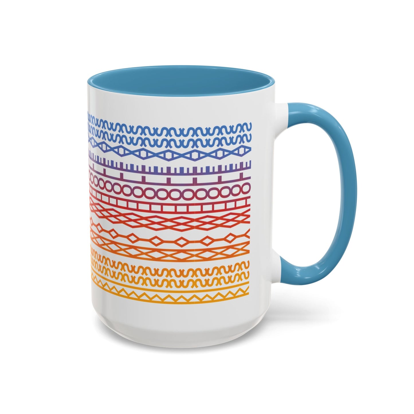 Pucker Up Rainbow Accent Coffee Mug — Funny Office Gag Gift (11/15oz)