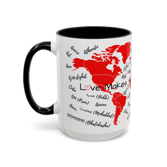 World Languages Accent Coffee Mug - Perfect Gift for Travelers and Language Lovers