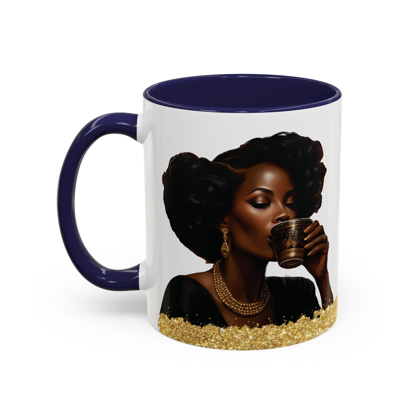 Mug - African American Woman Saying 'Best Cared For When Left Alone'