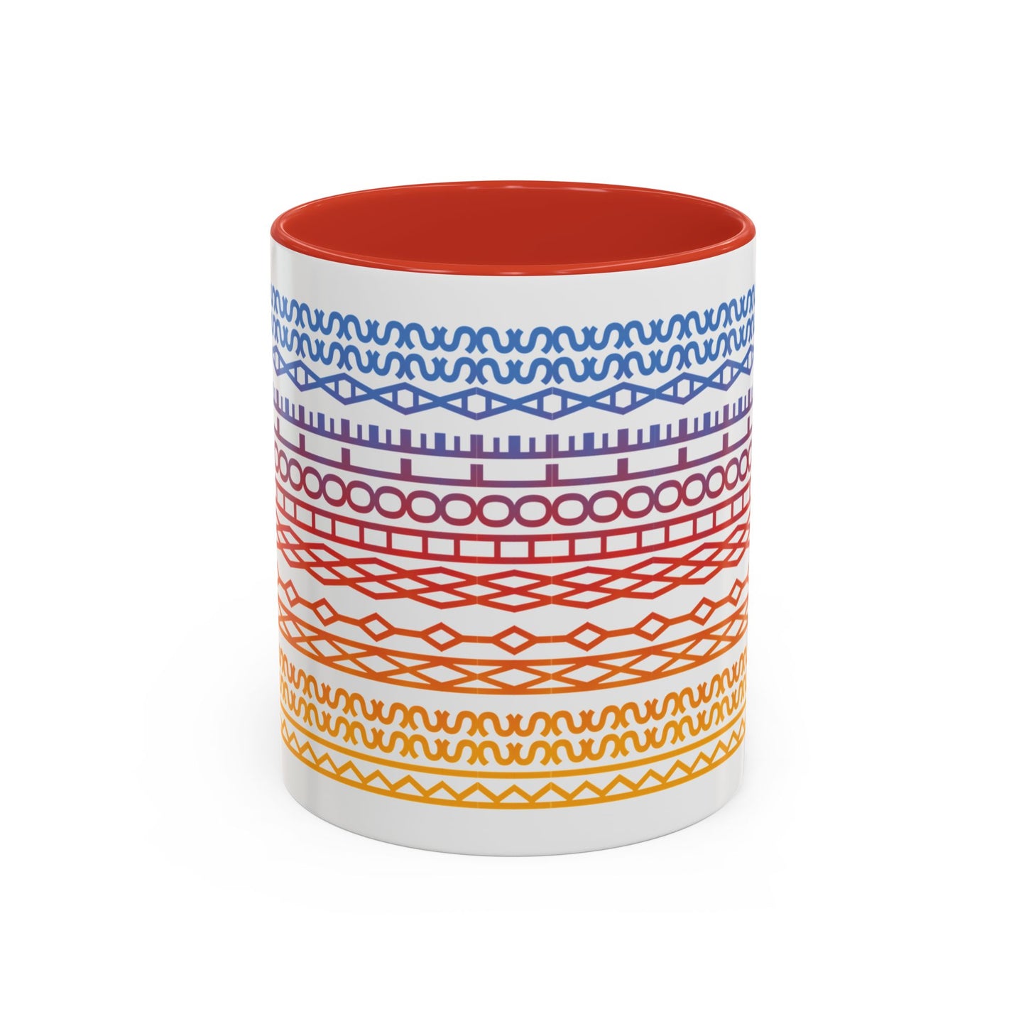 Pucker Up Rainbow Accent Coffee Mug — Funny Office Gag Gift (11/15oz)