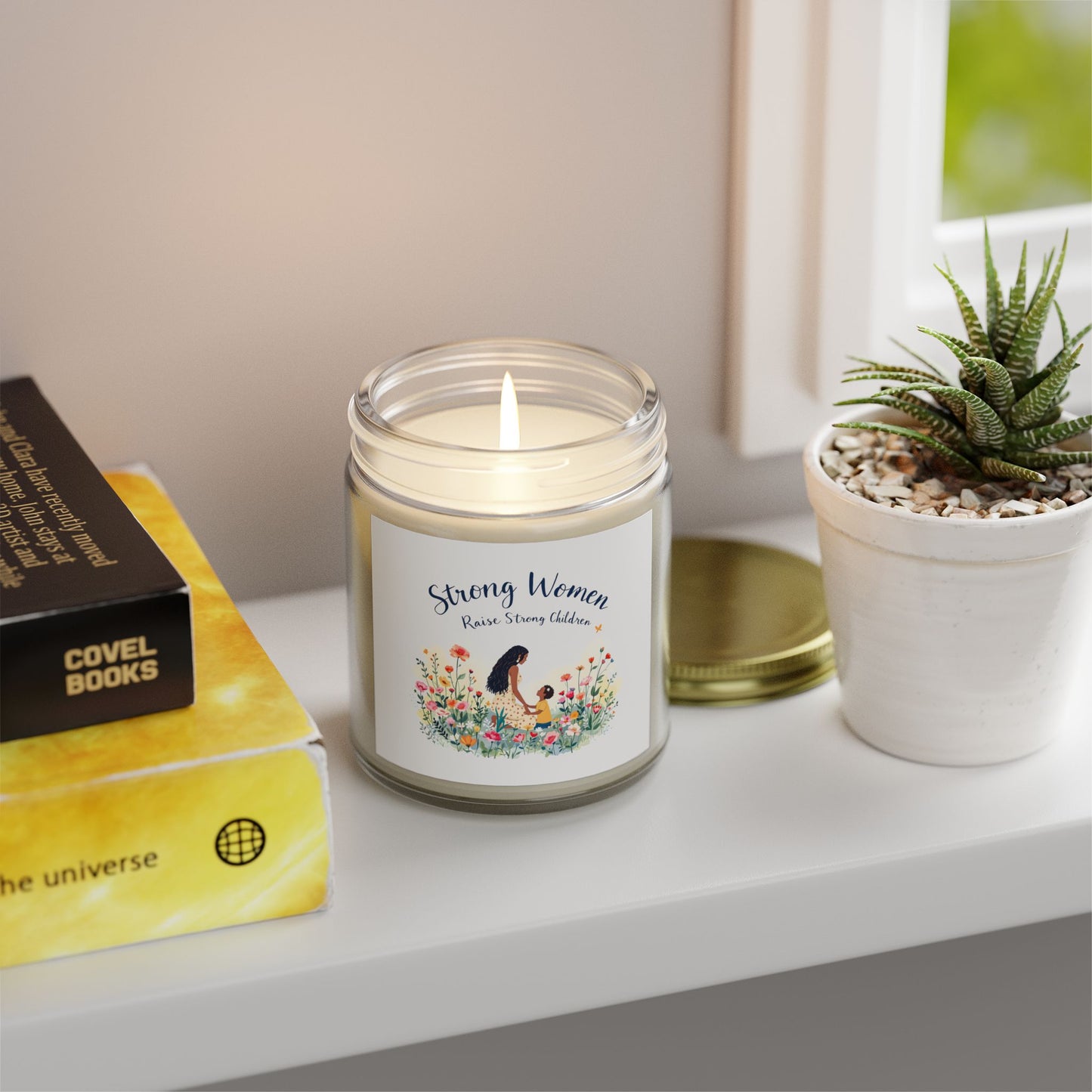 Strong Women Scented Candles - Coconut Apricot Wax | Inspirational Gifts for Her