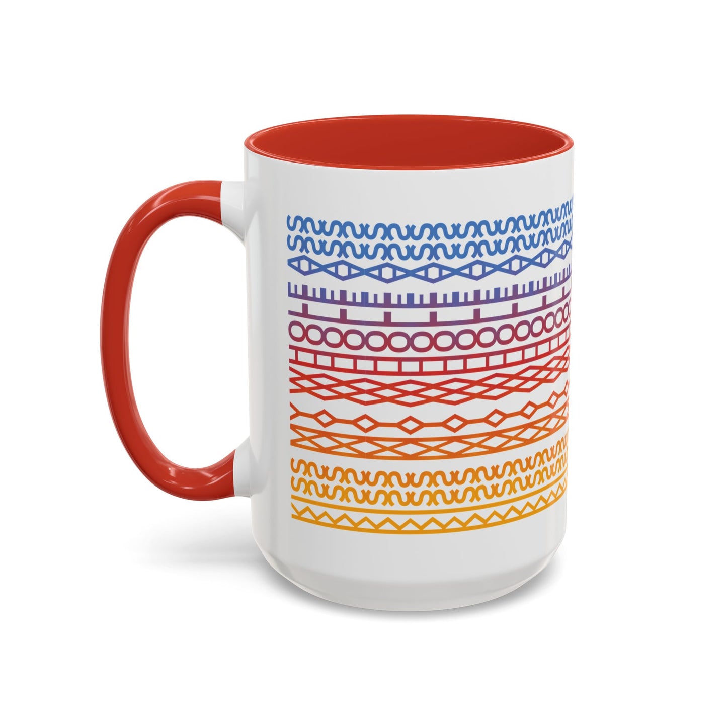 Pucker Up Rainbow Accent Coffee Mug — Funny Office Gag Gift (11/15oz)