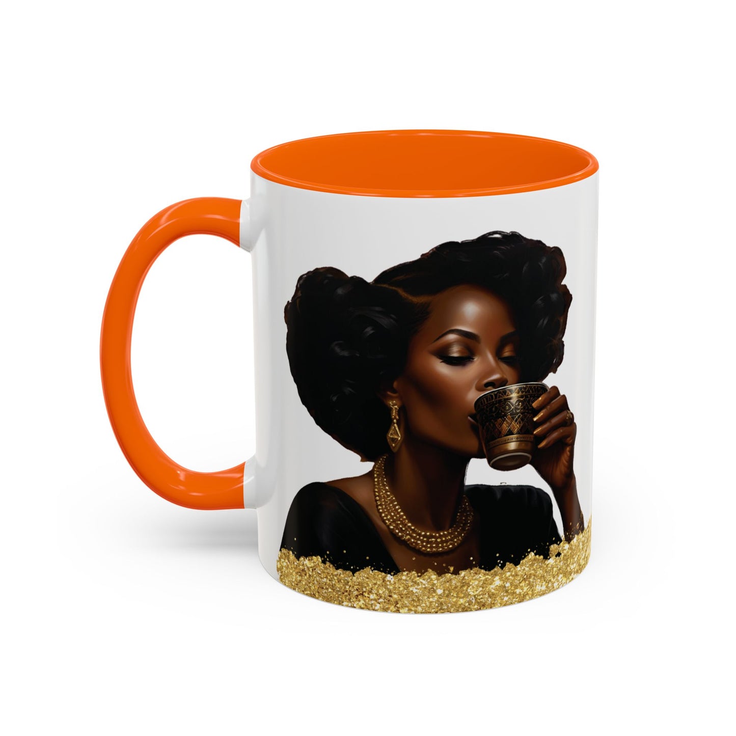Mug - African American Woman Saying 'Best Cared For When Left Alone'