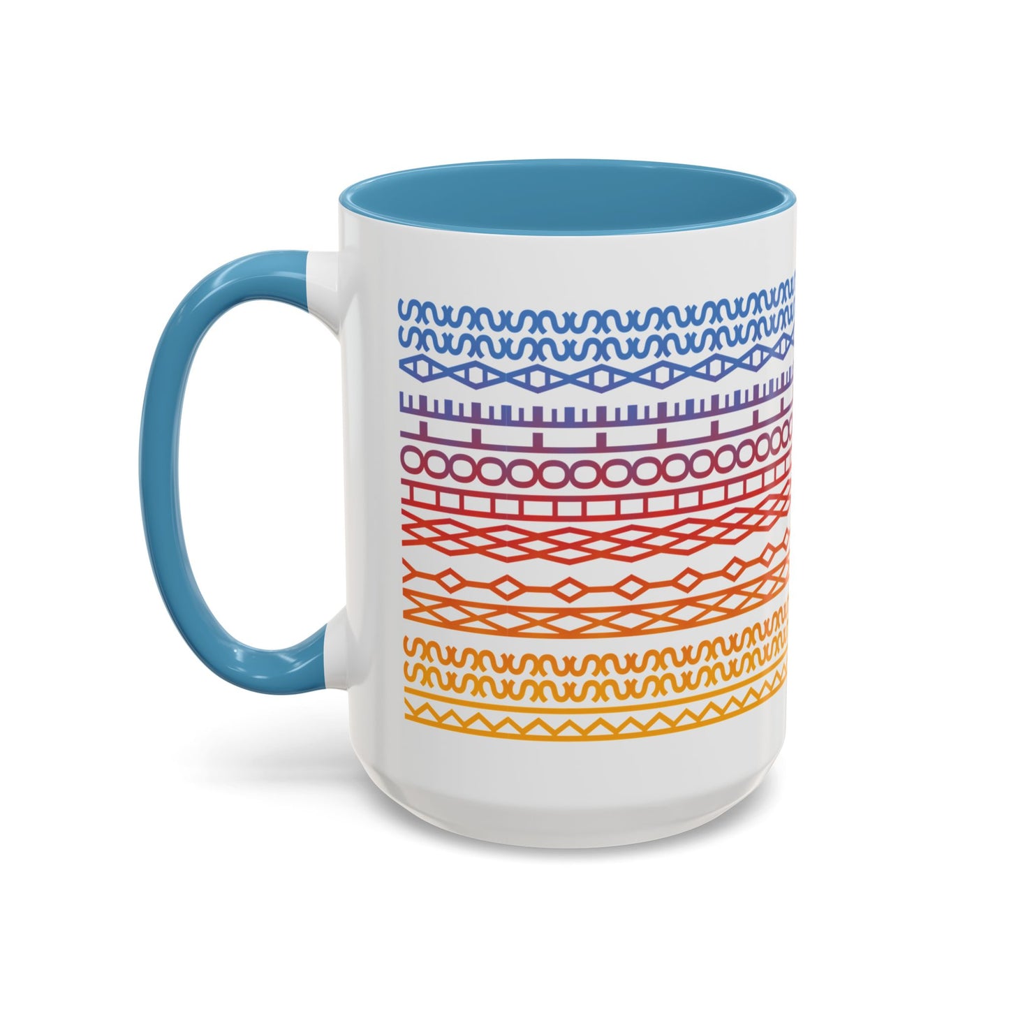 Pucker Up Rainbow Accent Coffee Mug — Funny Office Gag Gift (11/15oz)