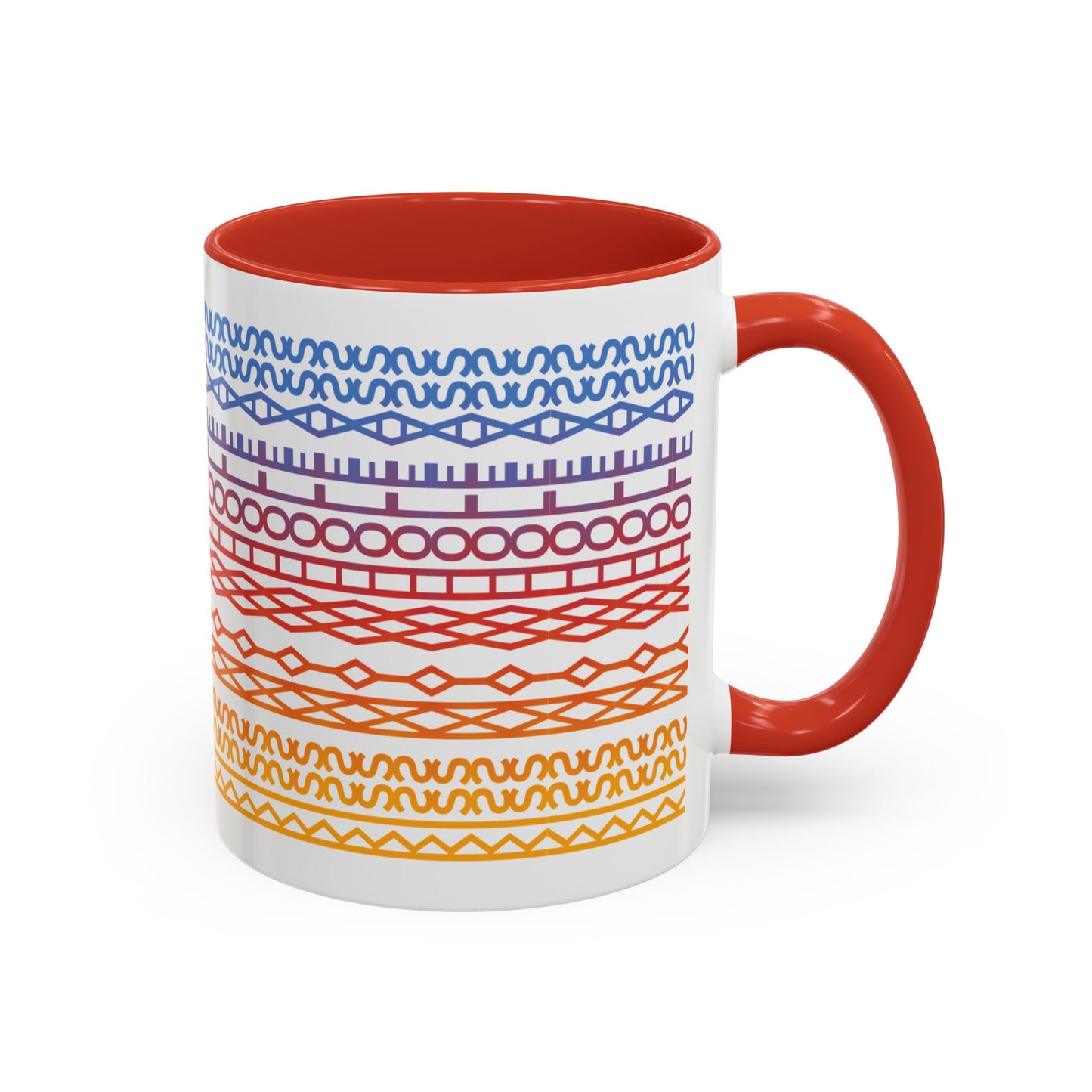 Pucker Up Rainbow Accent Coffee Mug — Funny Office Gag Gift (11/15oz)