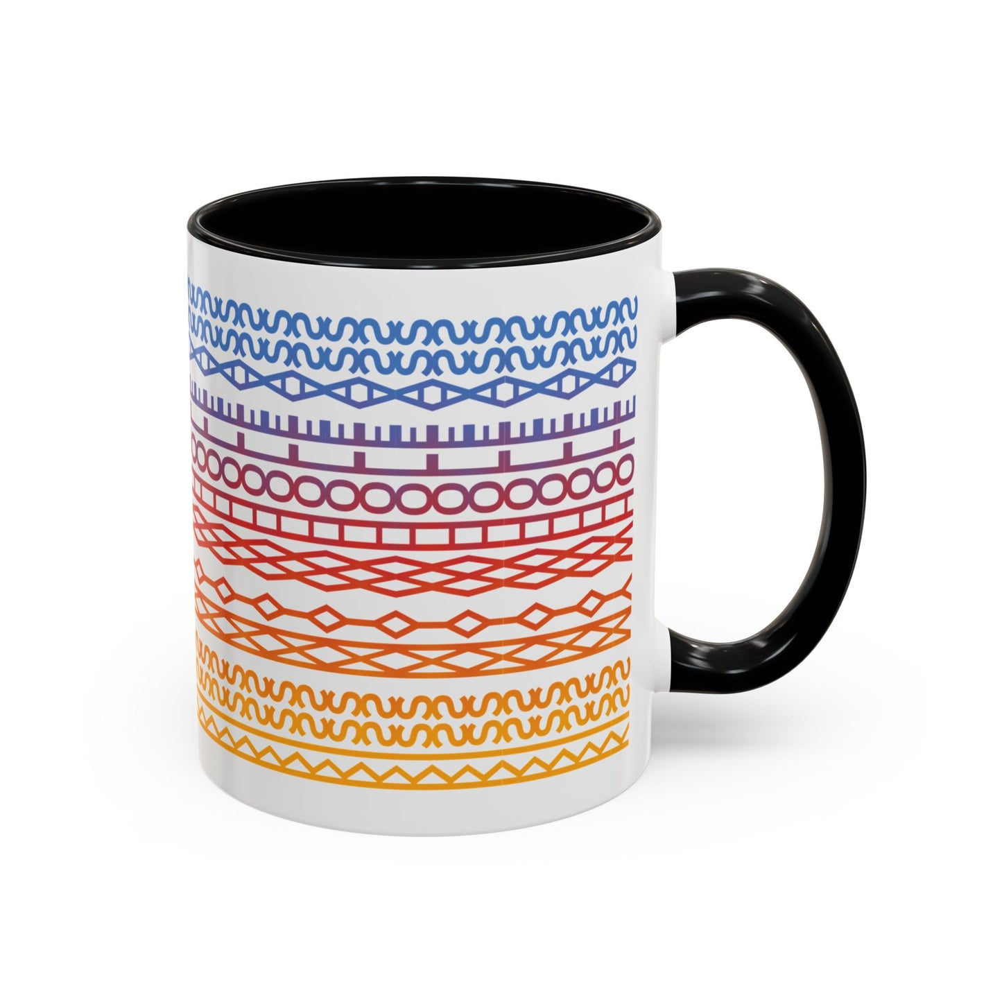 Pucker Up Rainbow Accent Coffee Mug — Funny Office Gag Gift (11/15oz)
