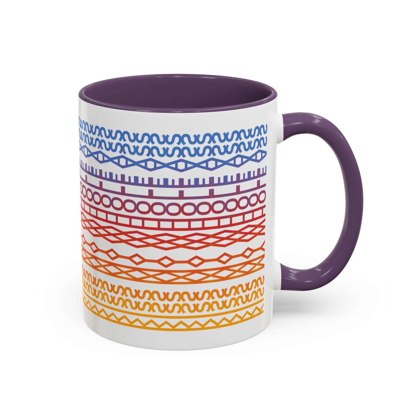 Pucker Up Rainbow Accent Coffee Mug — Funny Office Gag Gift (11/15oz)