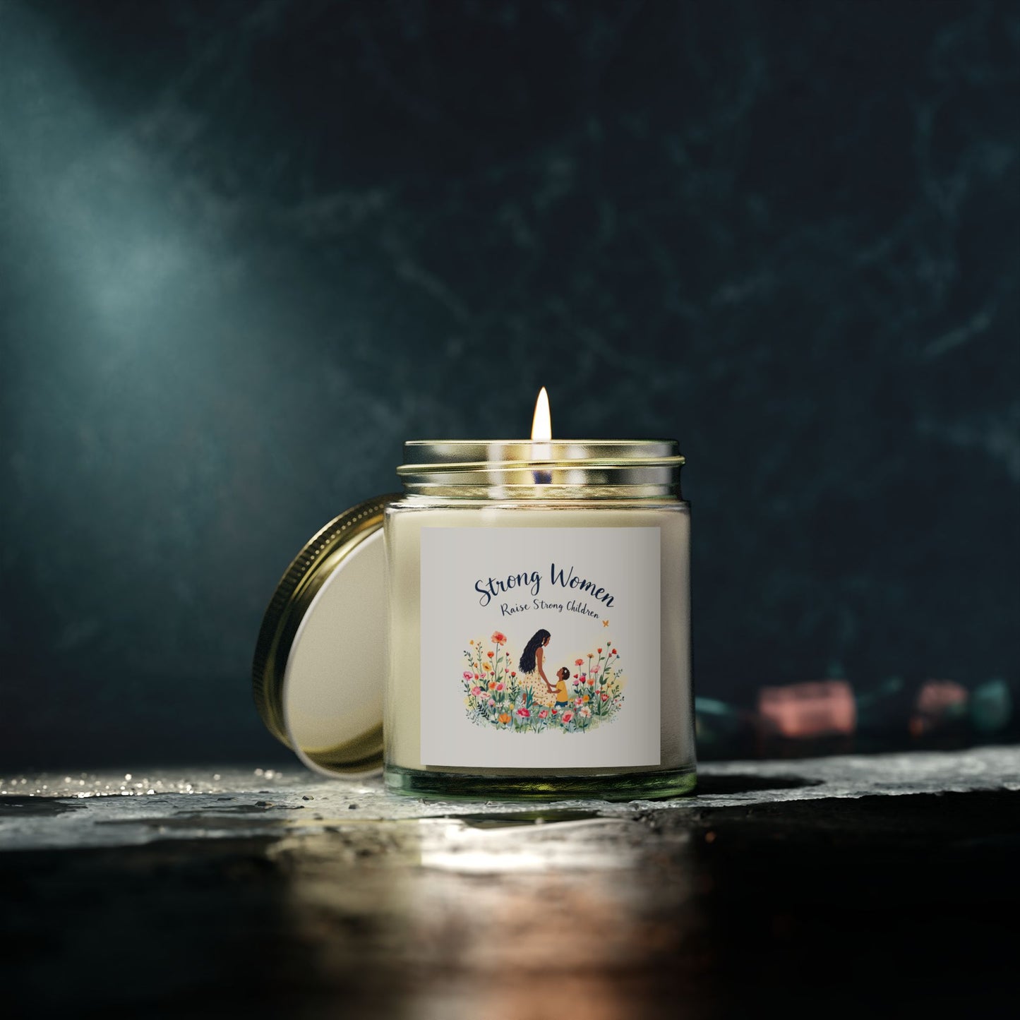 Strong Women Scented Candles - Coconut Apricot Wax | Inspirational Gifts for Her
