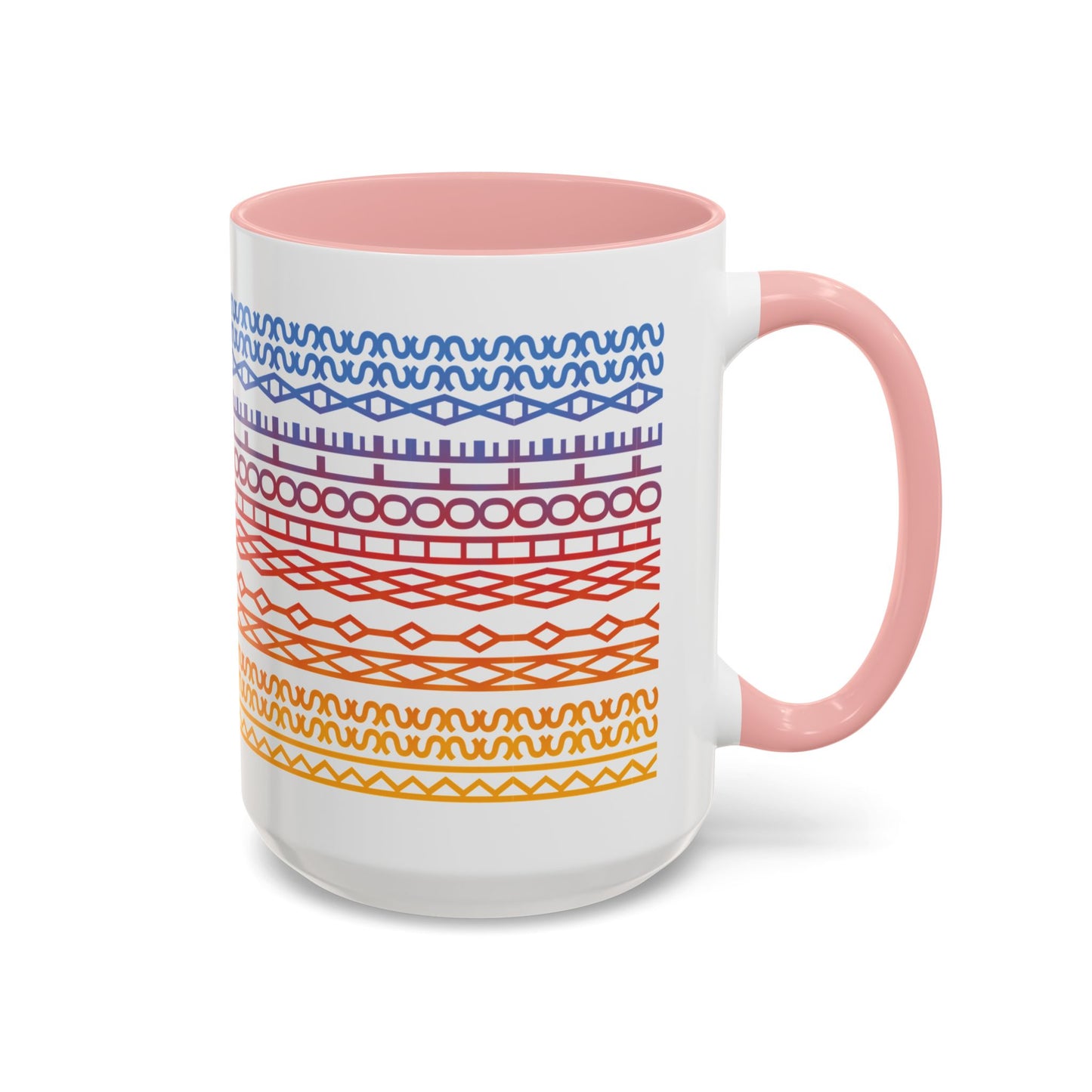 Pucker Up Rainbow Accent Coffee Mug — Funny Office Gag Gift (11/15oz)