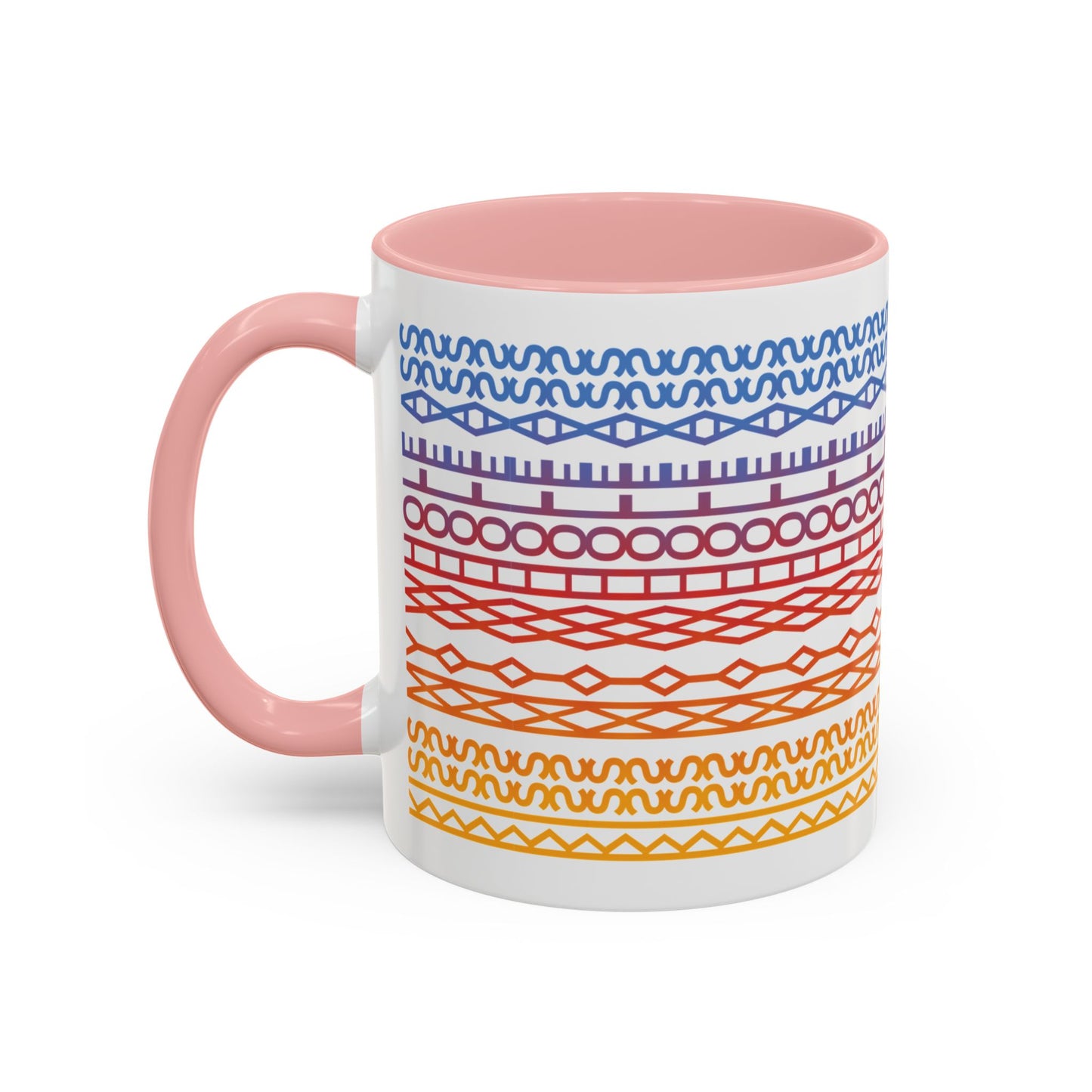 Pucker Up Rainbow Accent Coffee Mug — Funny Office Gag Gift (11/15oz)