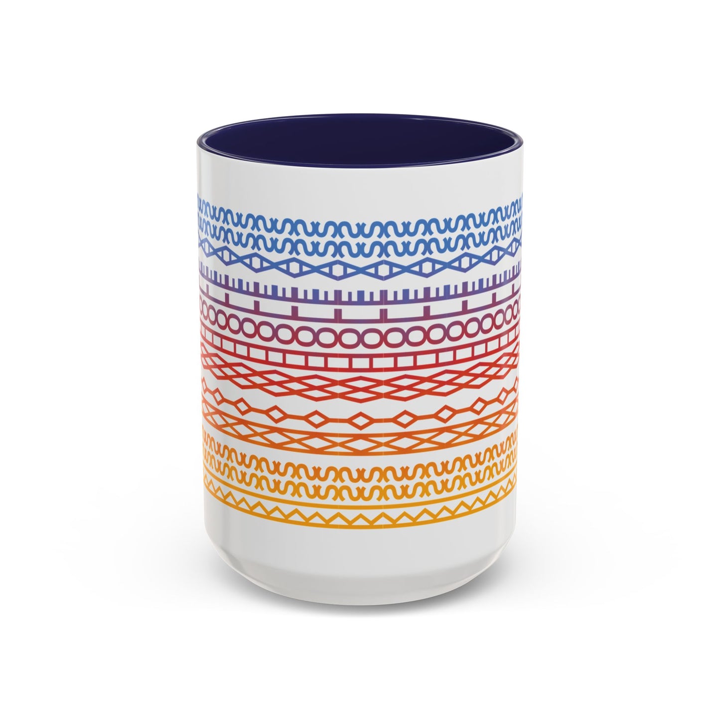 Pucker Up Rainbow Accent Coffee Mug — Funny Office Gag Gift (11/15oz)