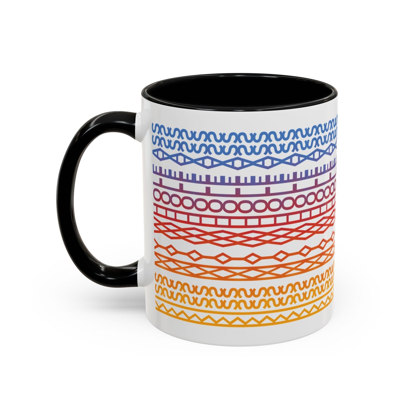 Pucker Up Rainbow Accent Coffee Mug — Funny Office Gag Gift (11/15oz)