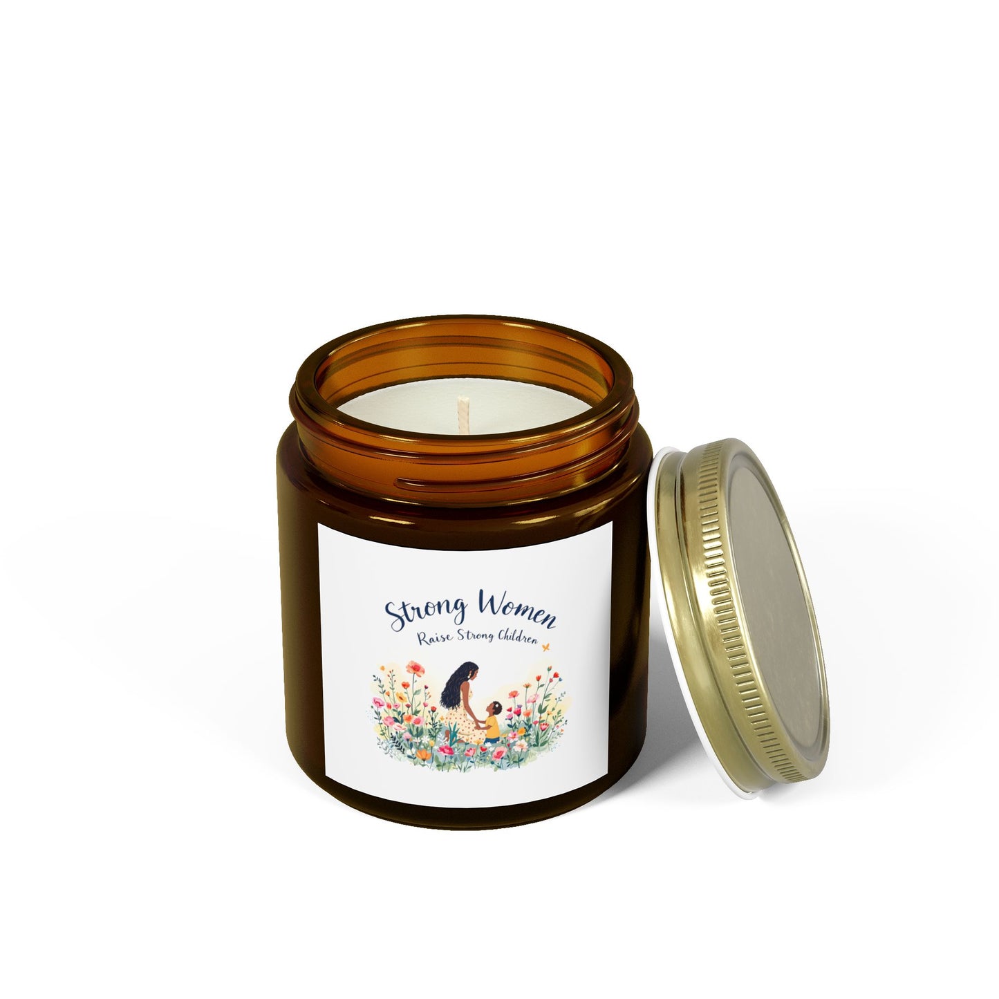 Strong Women Scented Candles - Coconut Apricot Wax | Inspirational Gifts for Her