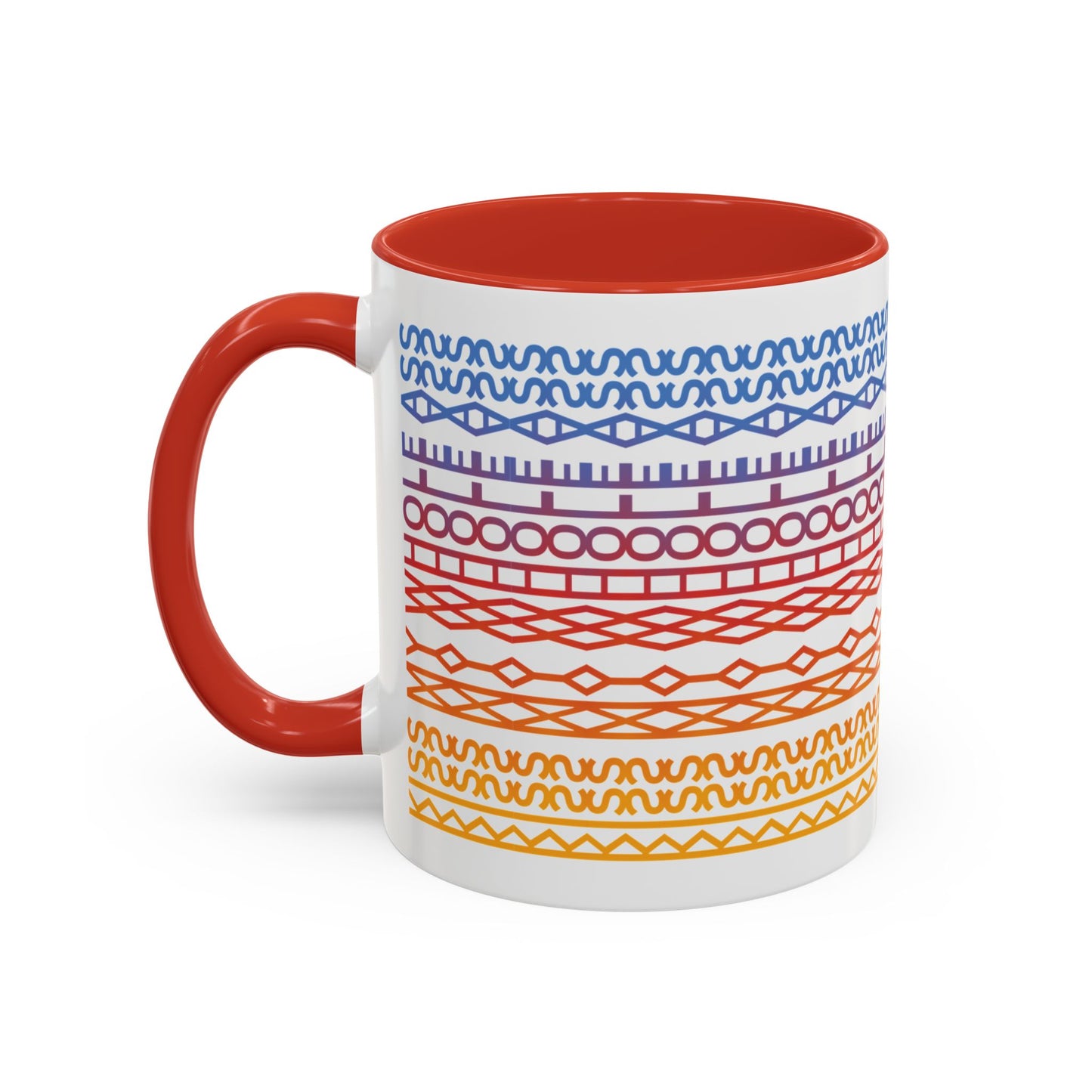 Pucker Up Rainbow Accent Coffee Mug — Funny Office Gag Gift (11/15oz)