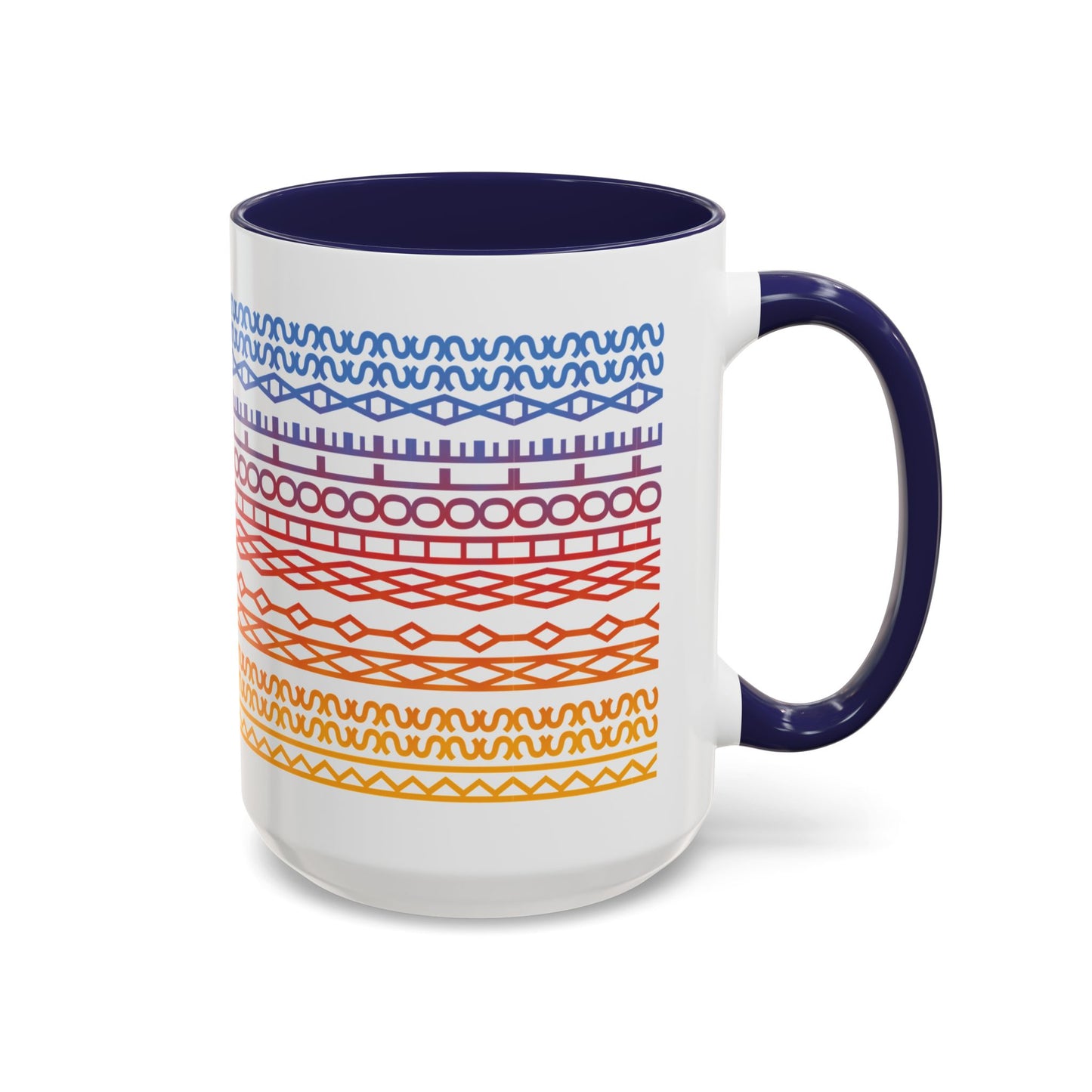 Pucker Up Rainbow Accent Coffee Mug — Funny Office Gag Gift (11/15oz)