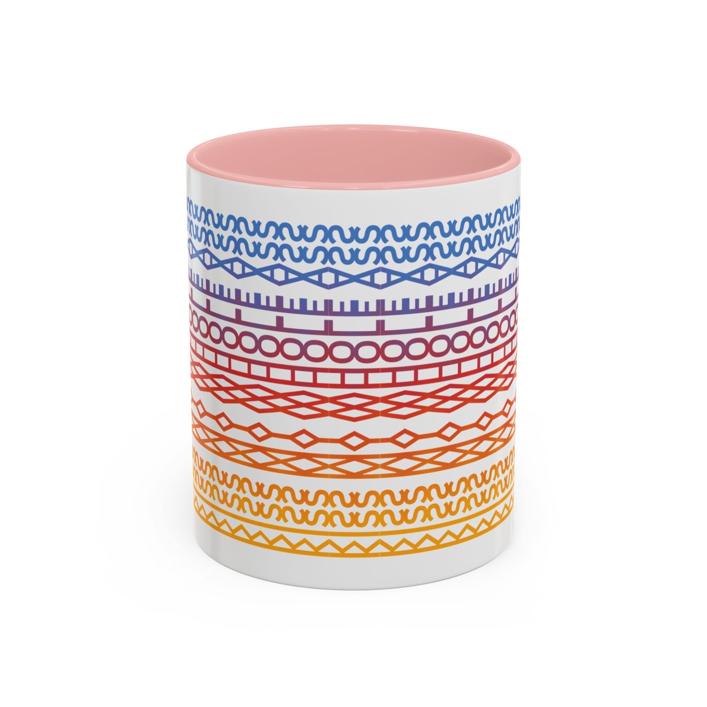 Pucker Up Rainbow Accent Coffee Mug — Funny Office Gag Gift (11/15oz)